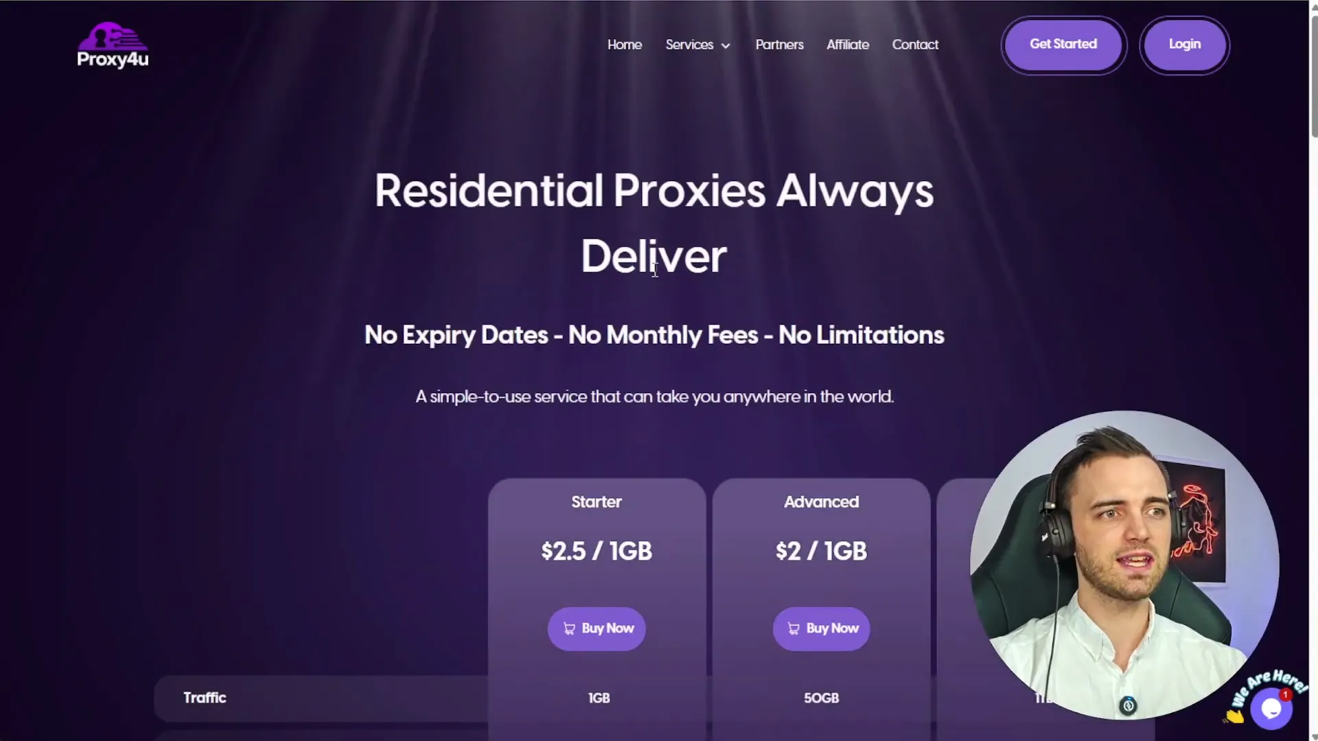 Proxy4u pricing and pay-as-you-go model details