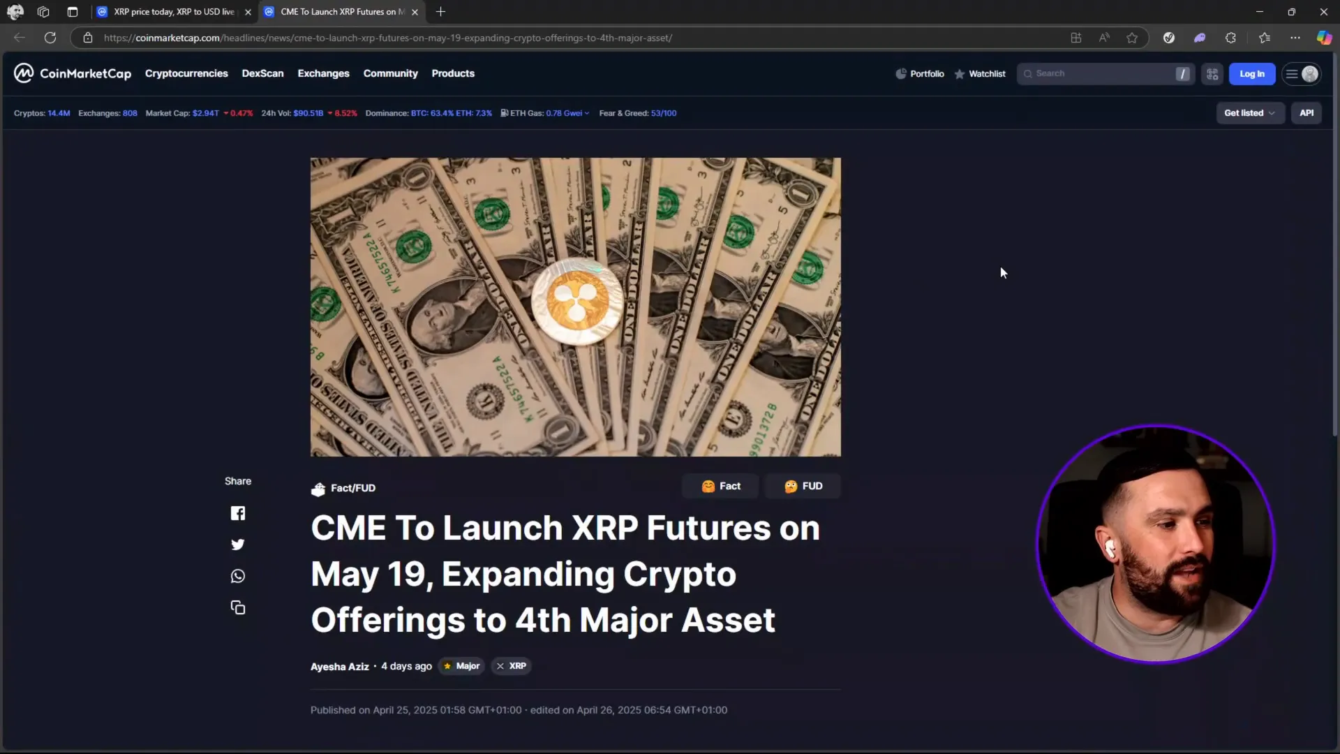 XRP futures ETFs announcement and impact overview