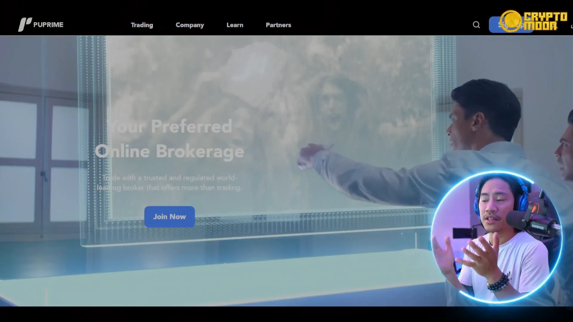 PU Prime landing page