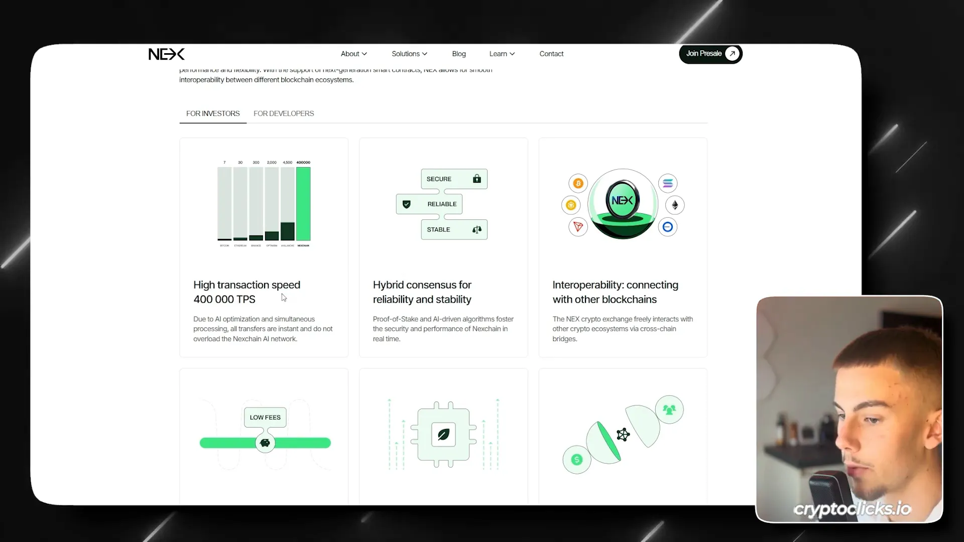 Nexchain transaction speed comparison