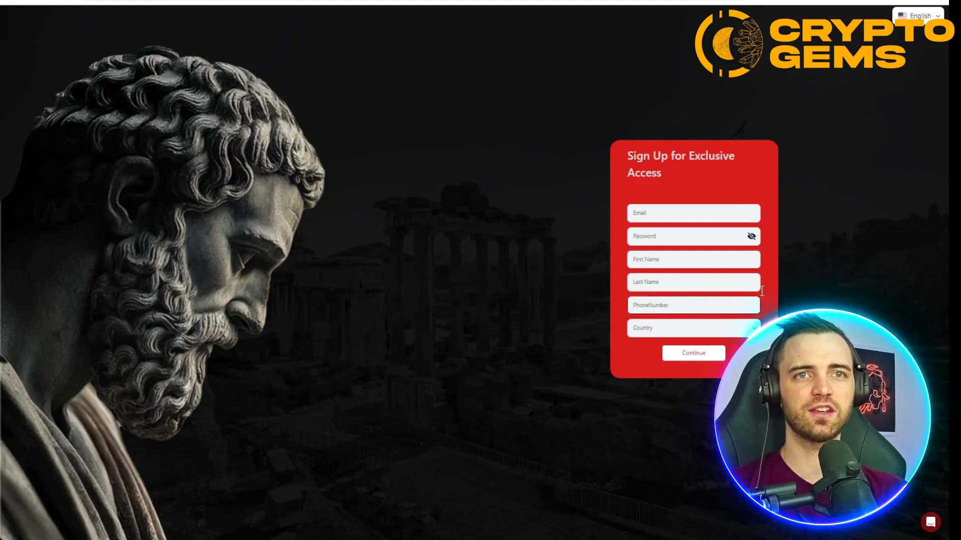 Stoic FX sign-up page showing registration form