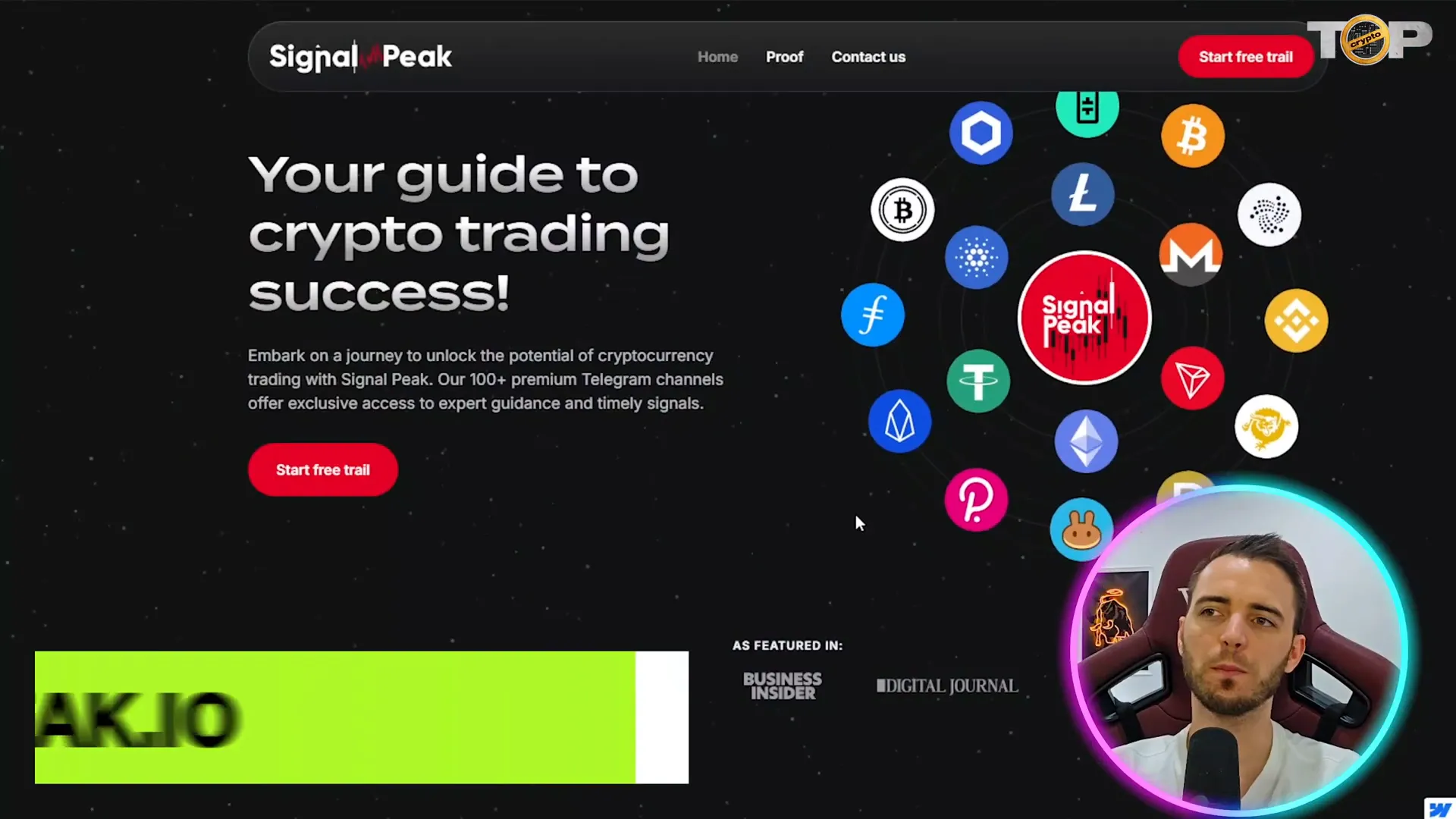 SignalPeak Landing Page