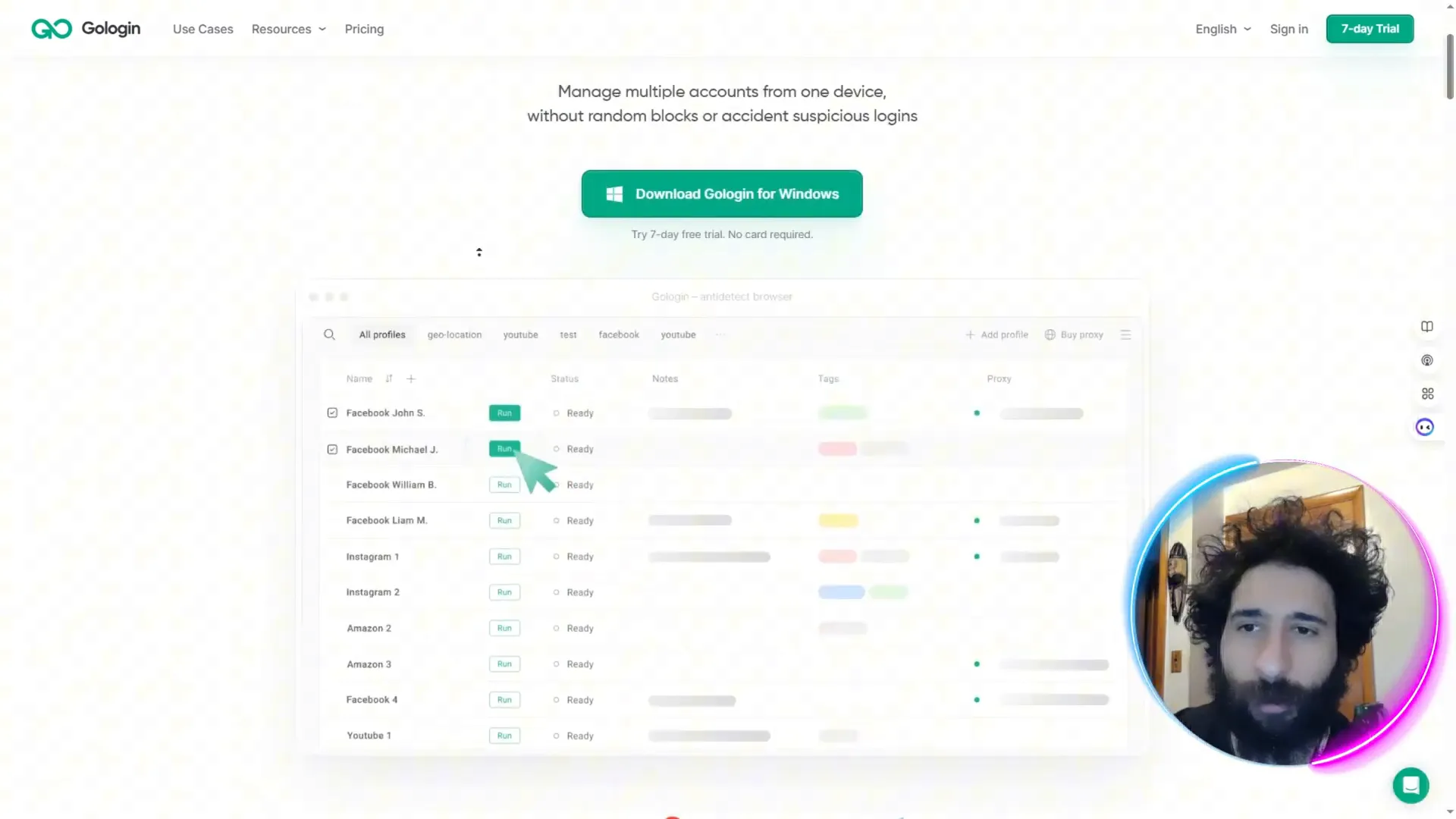 Integrating Proxy4U with GoLogin