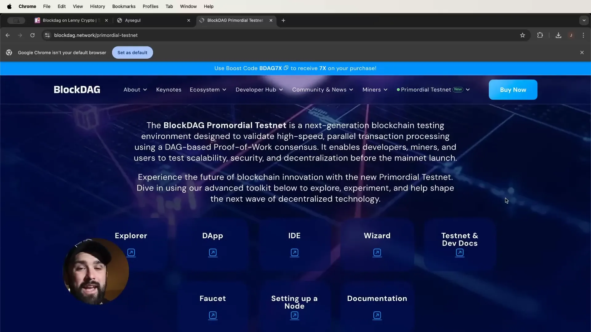 Primordial Testnet Overview
