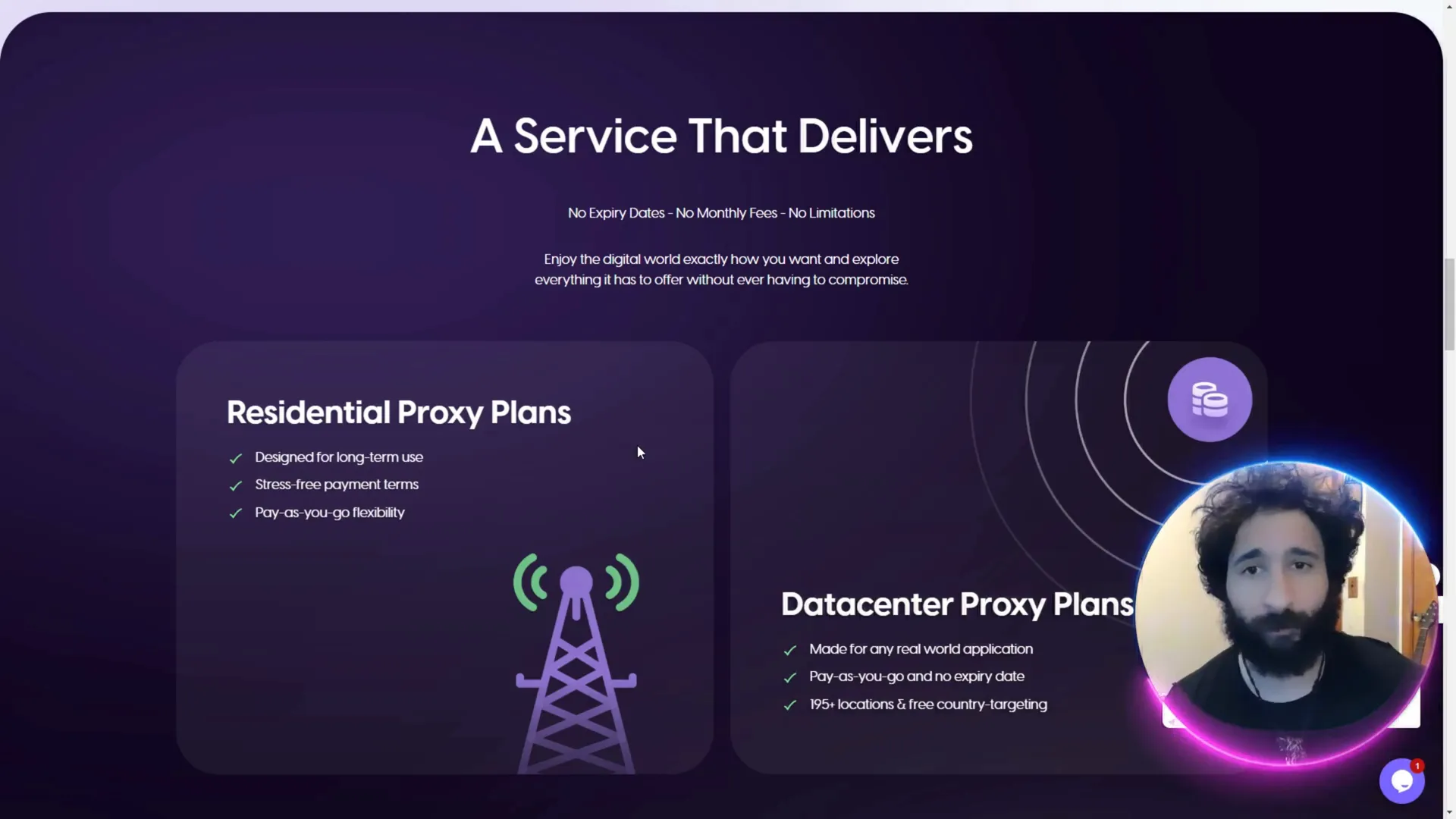 Types of proxies available