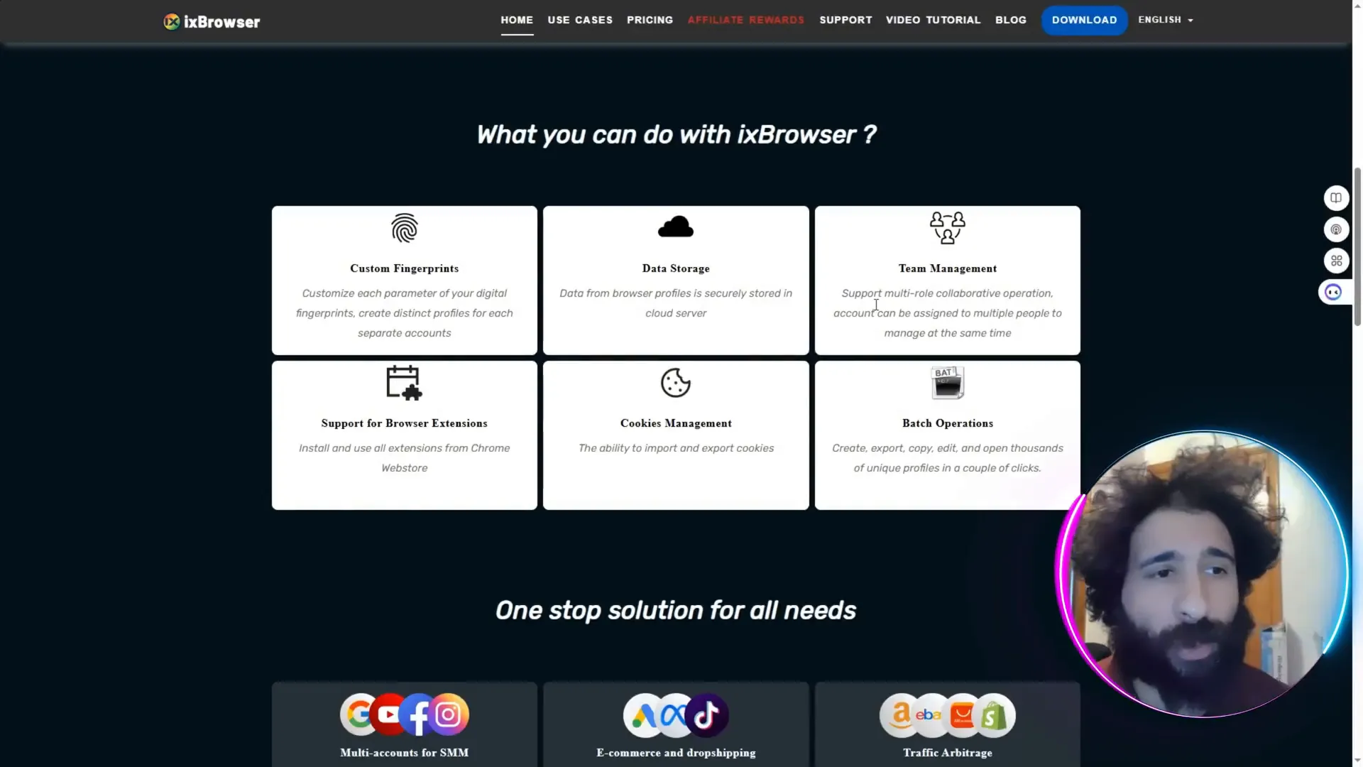 Multiple accounts and team management with IXBrowser