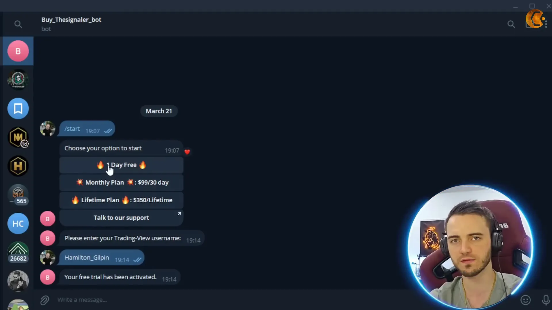 Setting up the Signaler Bot