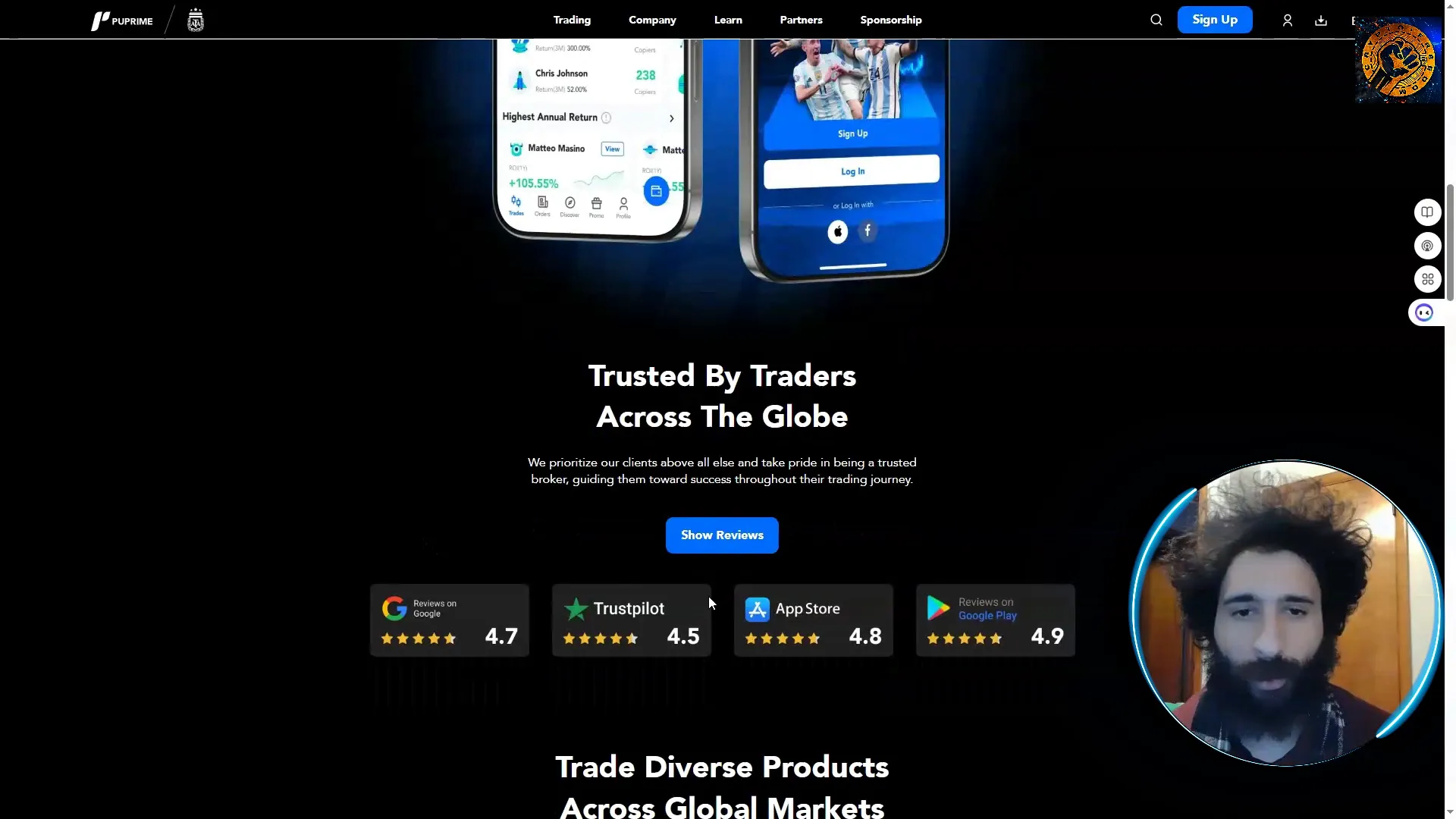 PU Prime client reviews and platform features