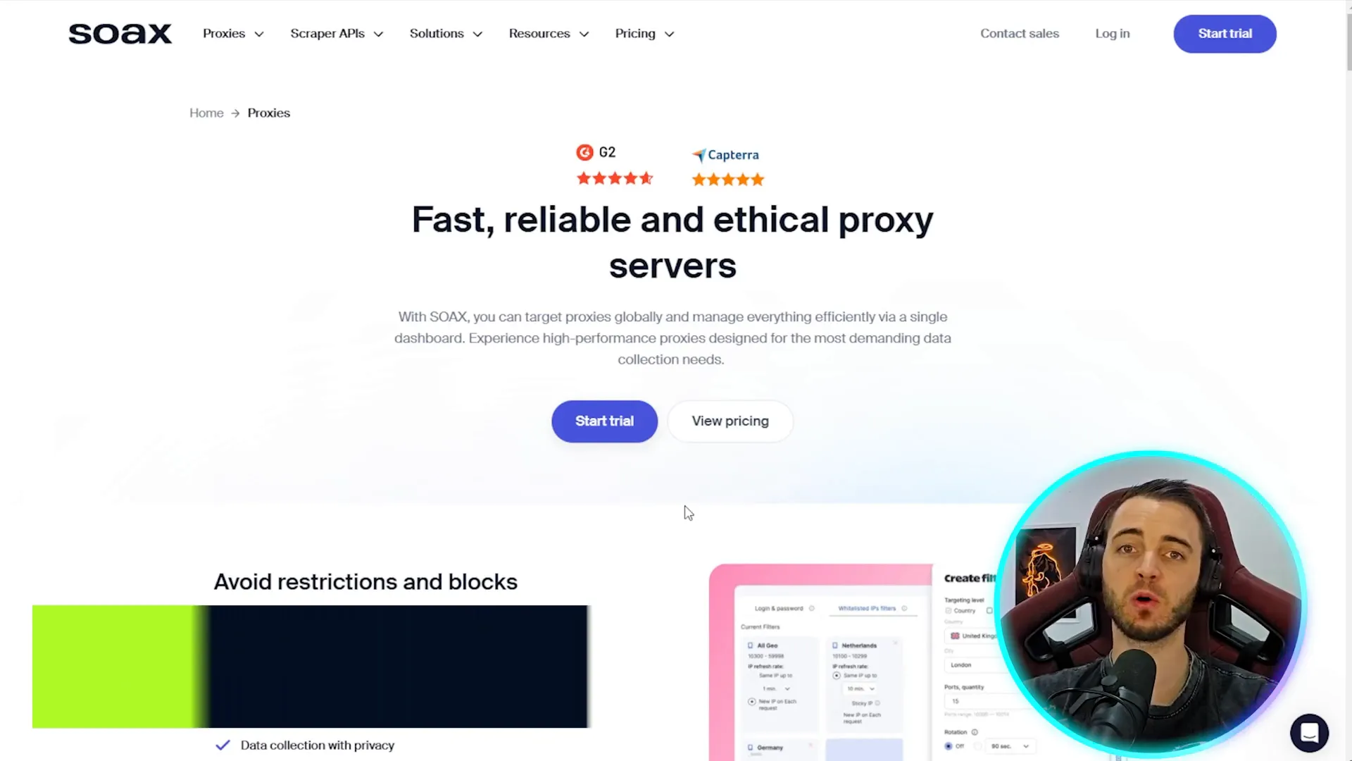 Overview of SOAX and Proxy4u