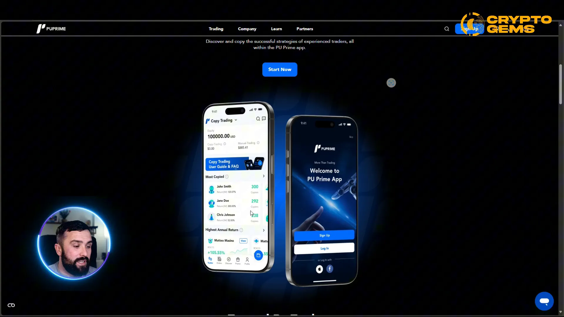 PU Prime Copy Trading Feature