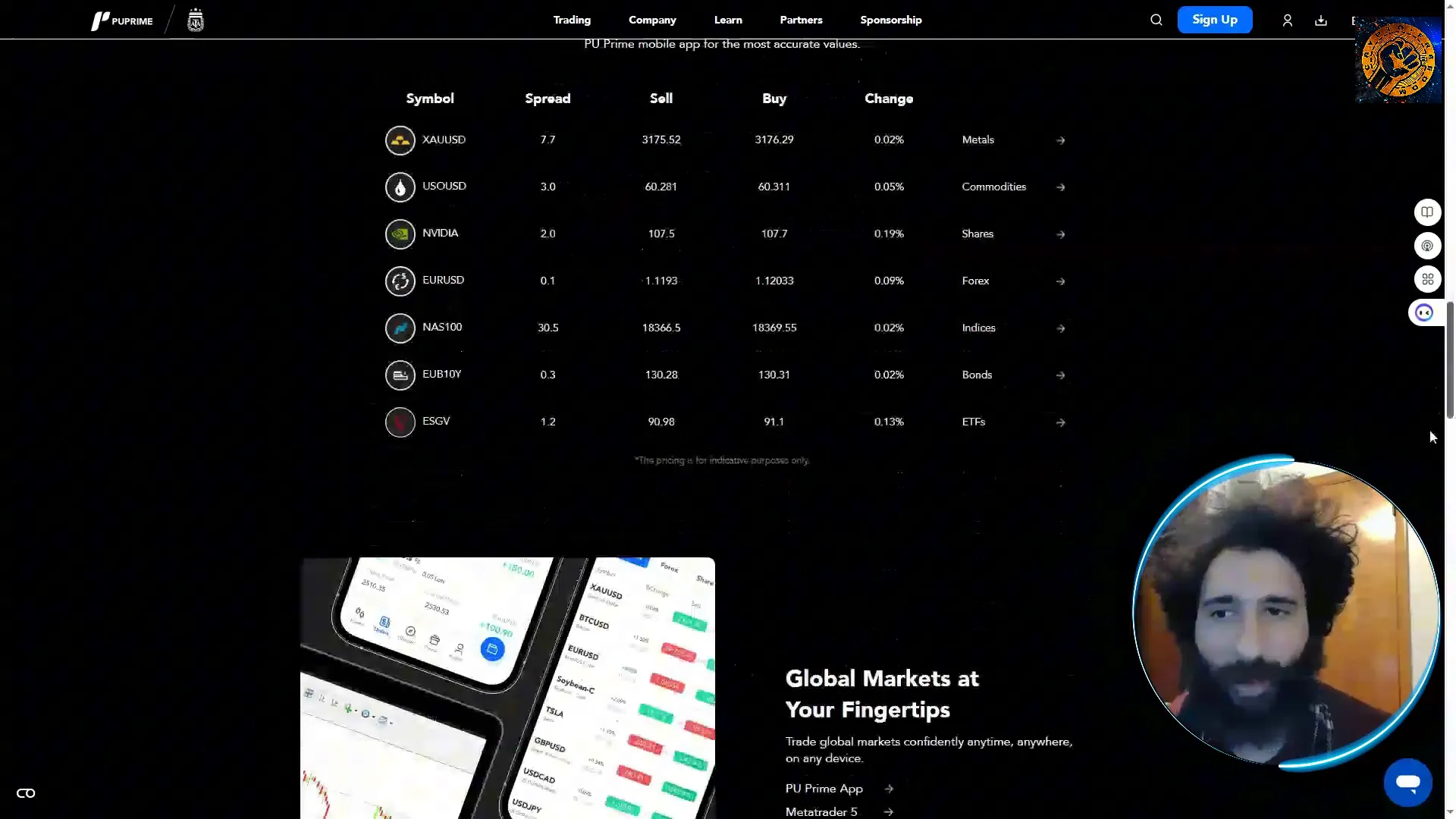 PU Prime trading platform and features overview