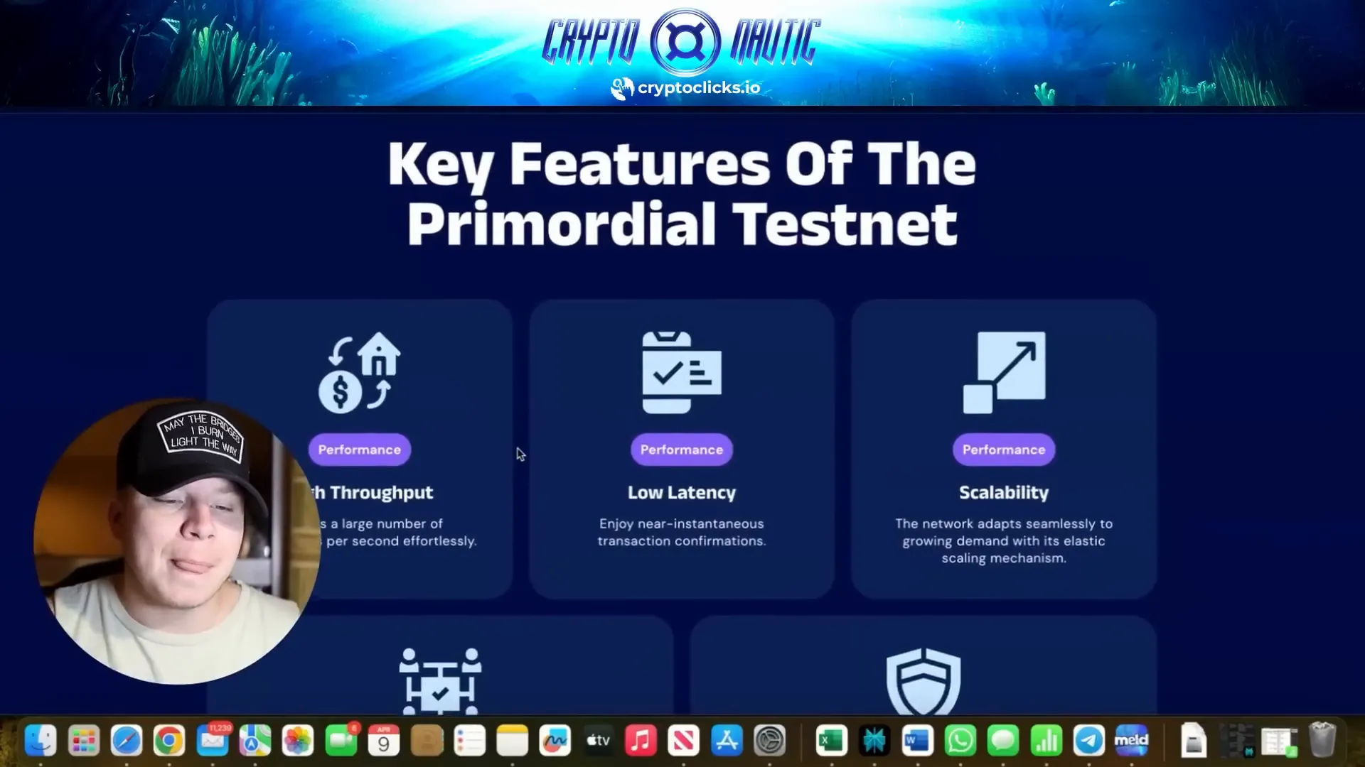 Testnet features overview