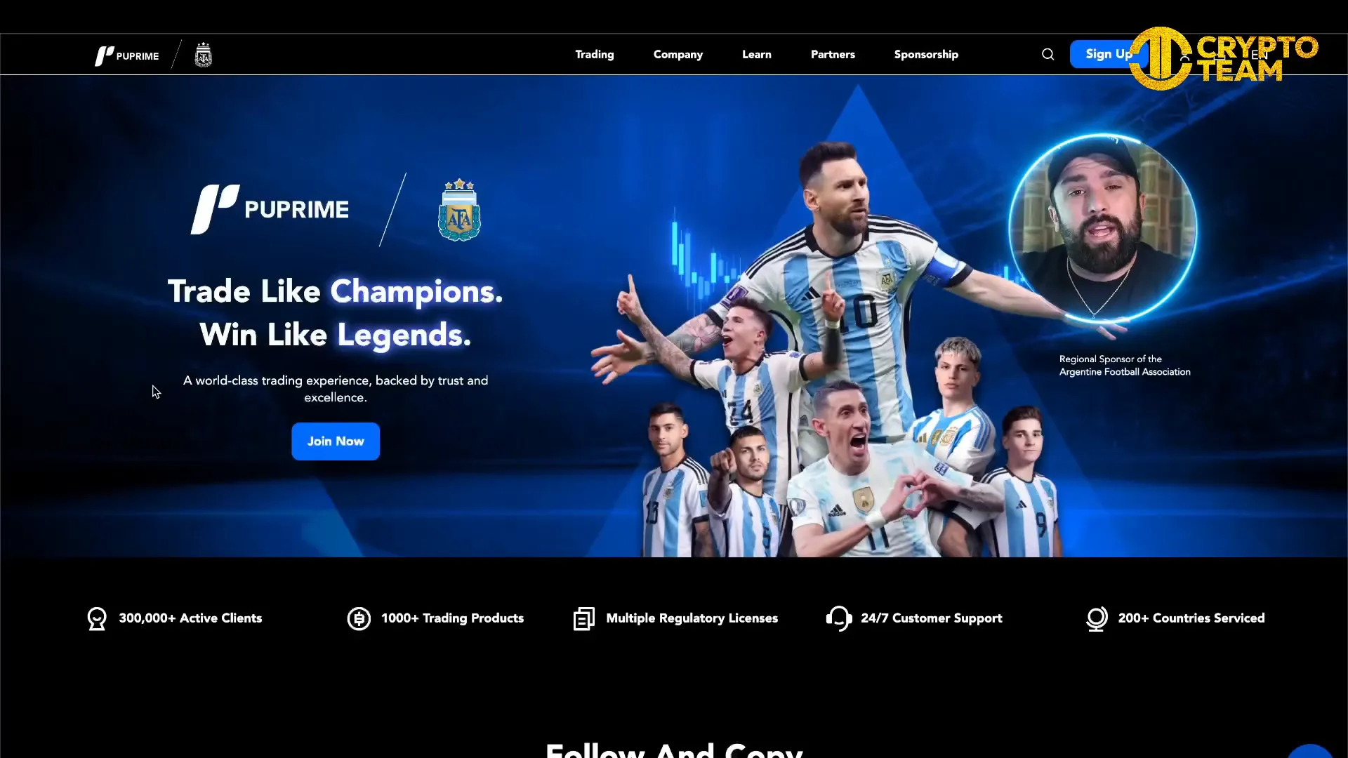 PU Prime sponsorship with Argentine Football Association