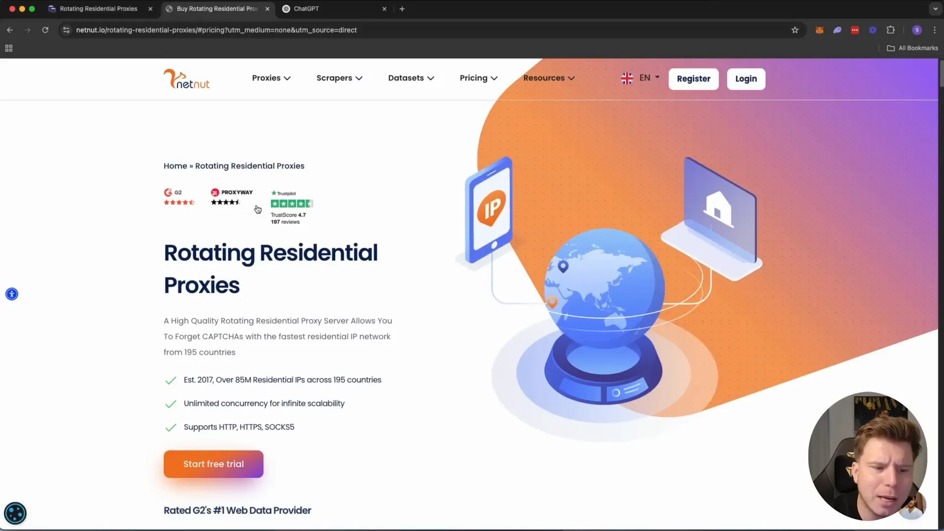 Proxy4U's residential proxies overview