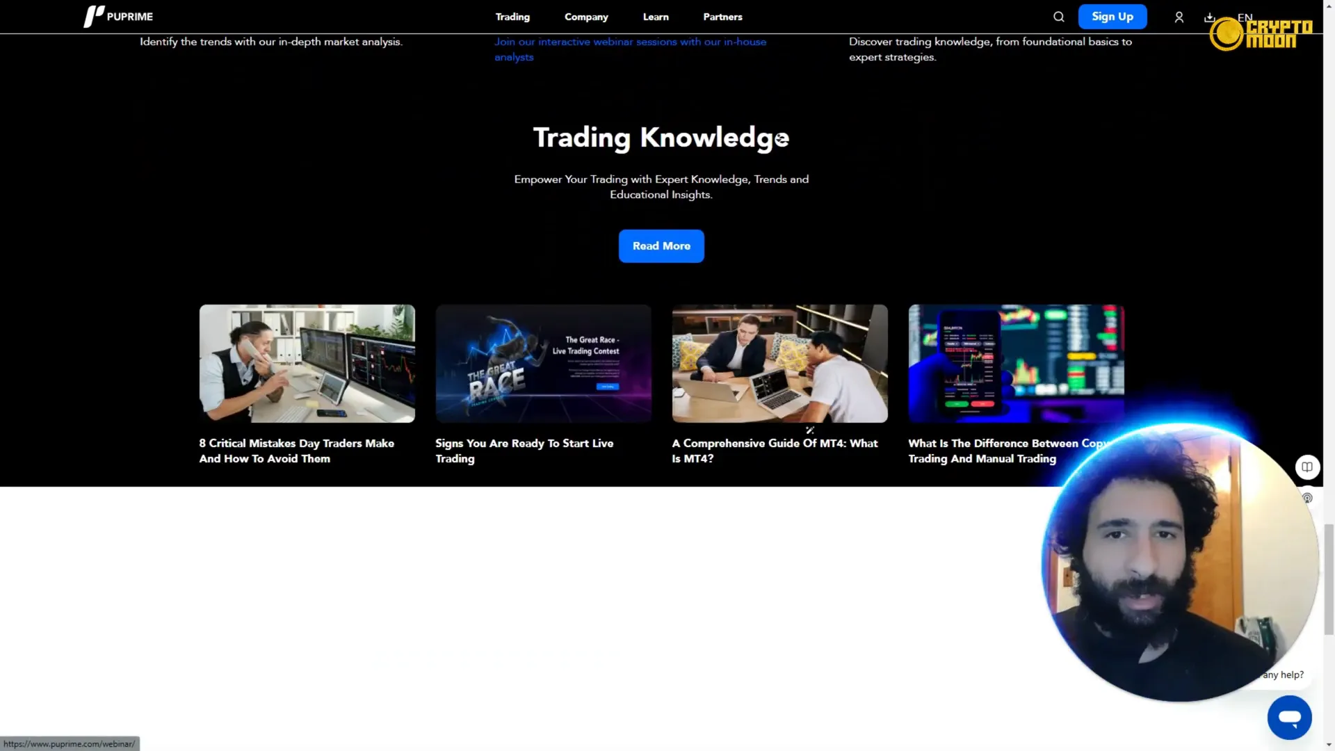 Trading options available at PU Prime