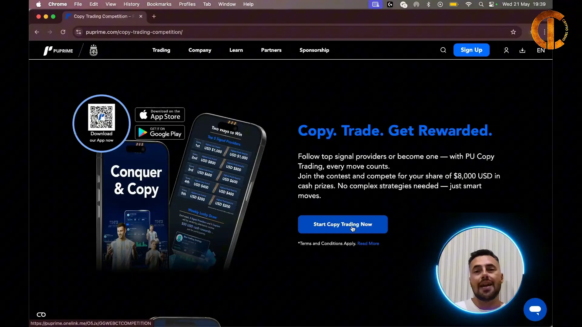 PU Prime copy trading platform easy setup and sign-up
