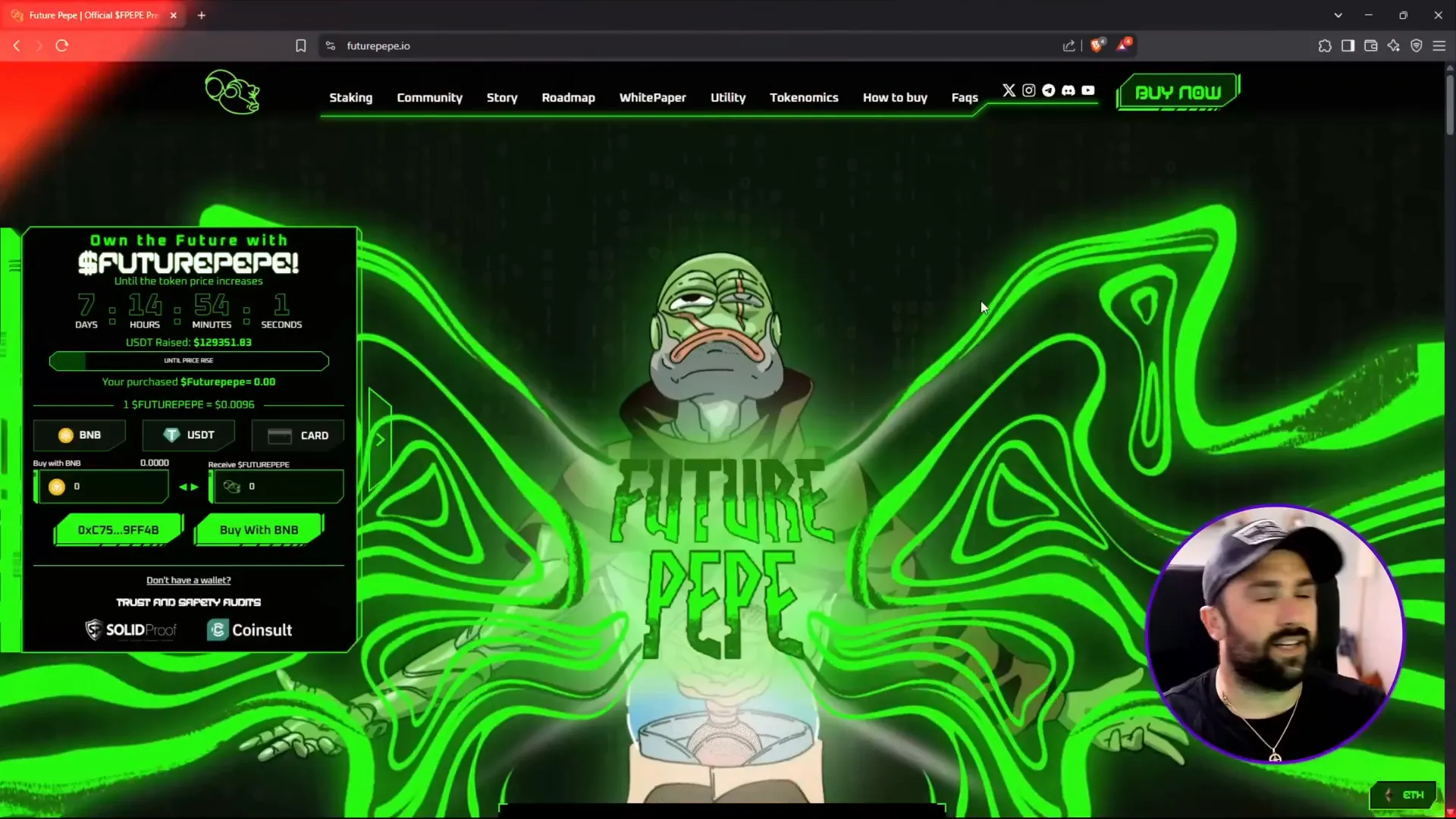 Future Pepe logo and meme coin culture