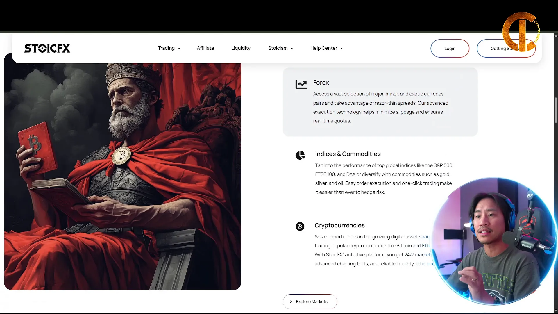 Comparison of trading platforms: Stoic FX interface vs Pepperstone third-party platforms