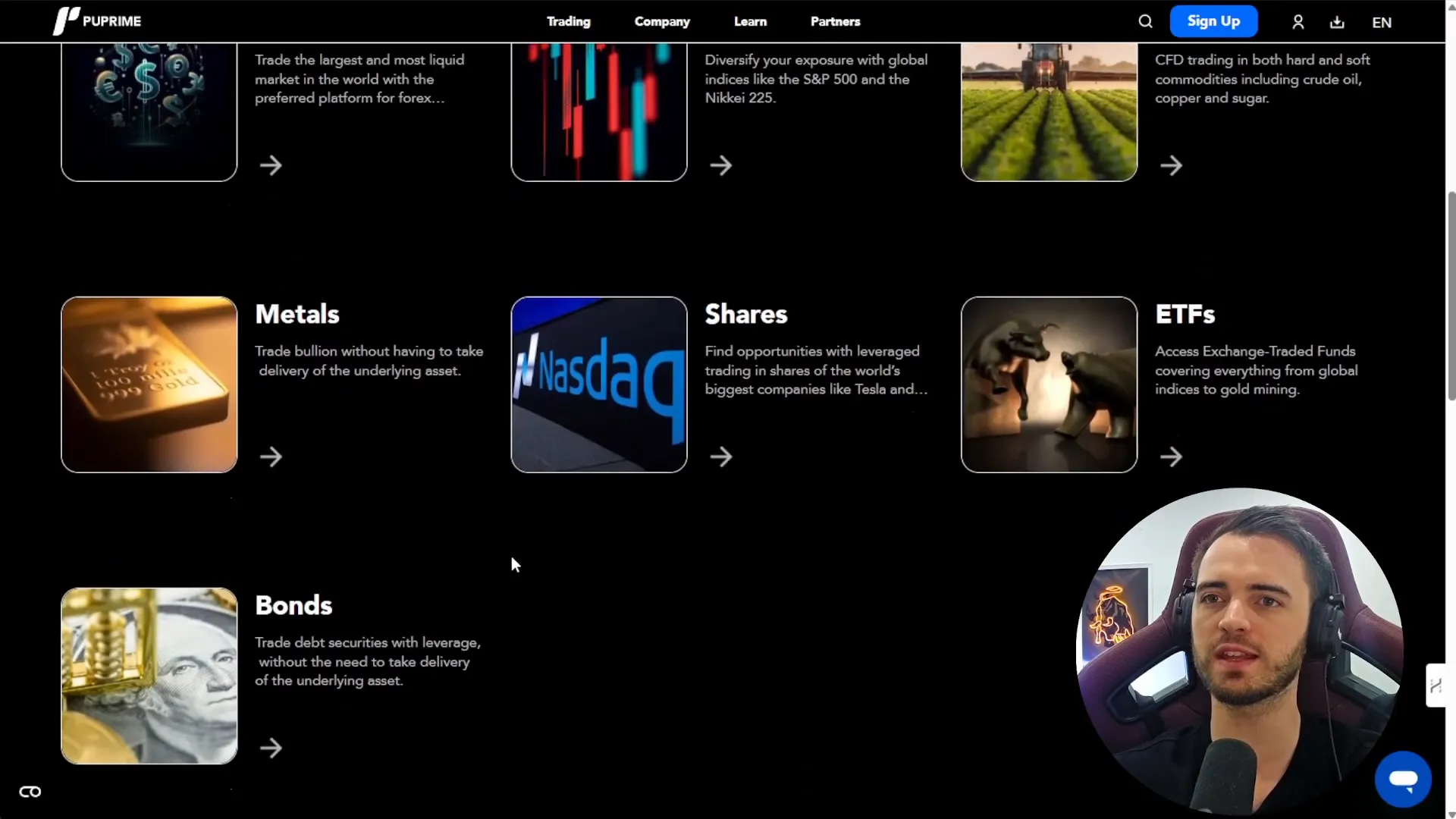 Diverse Trading Products