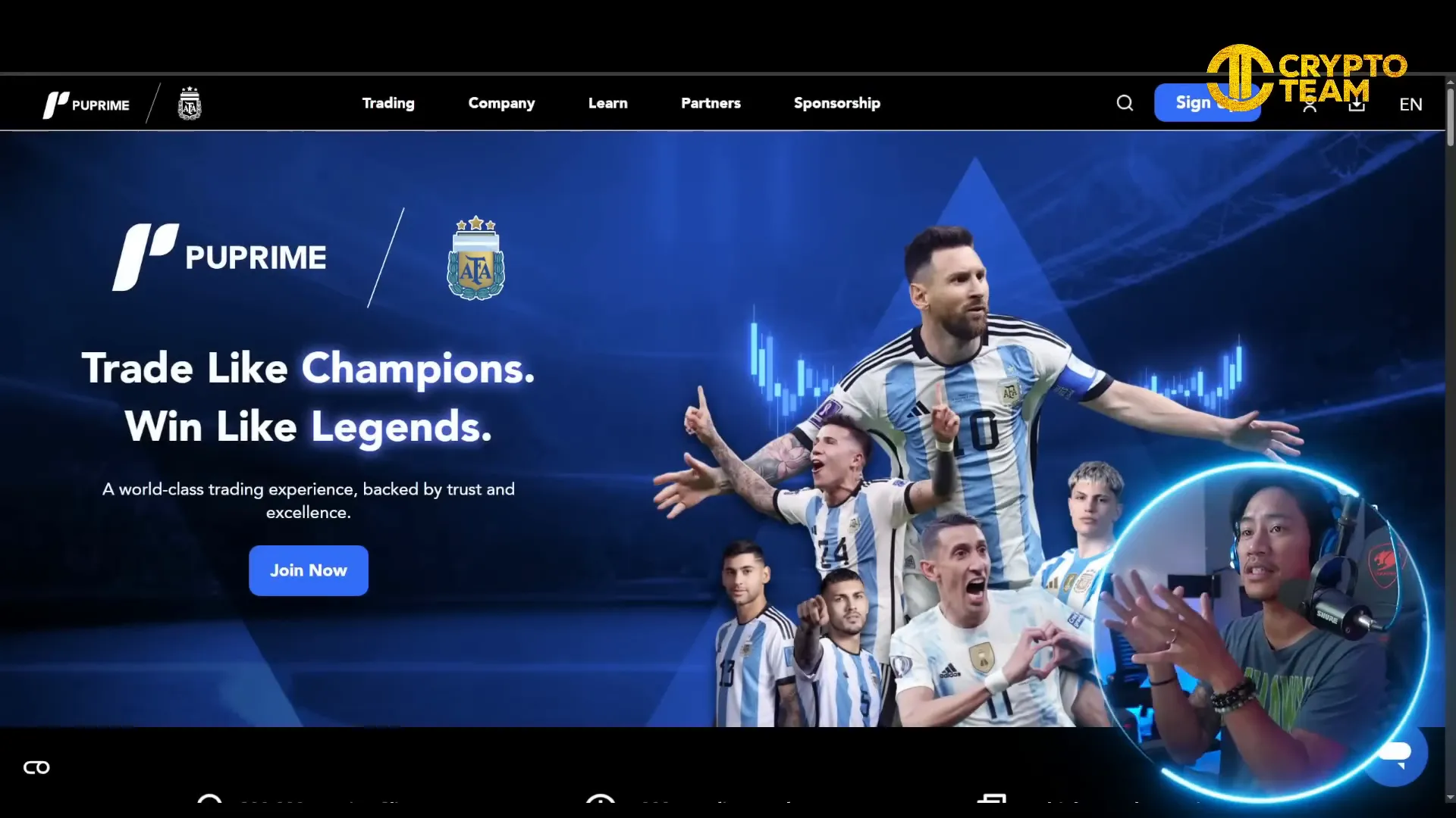 PU Prime Landing Page Overview
