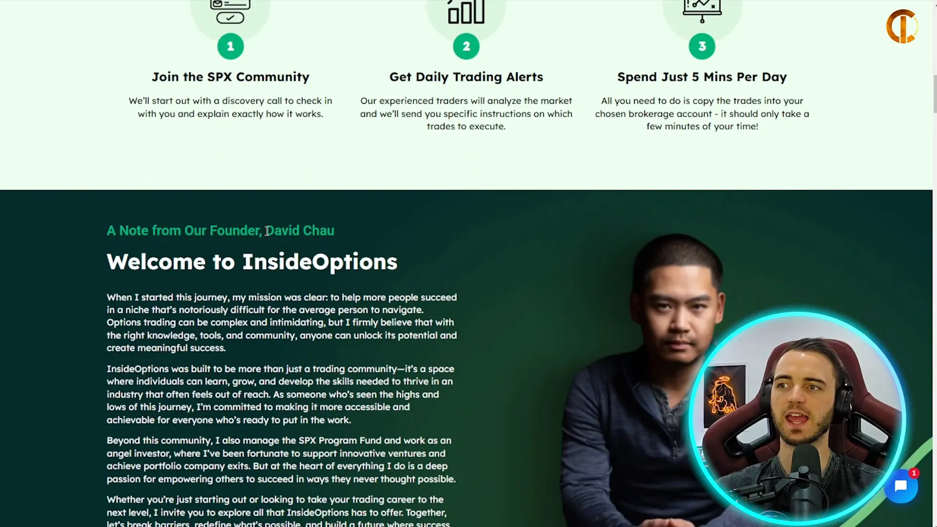 David Chow's SPX options trading strategy overview