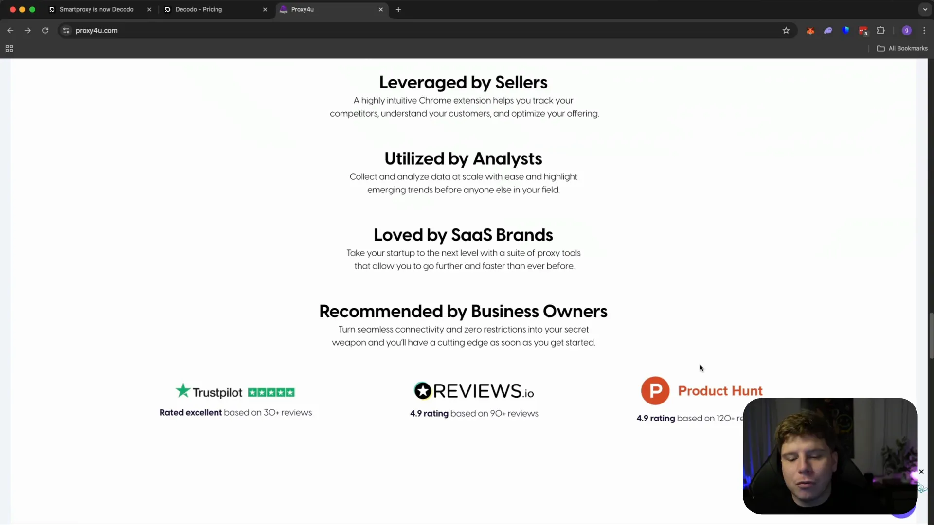 Proxy4u trusted by global users with five-star reviews