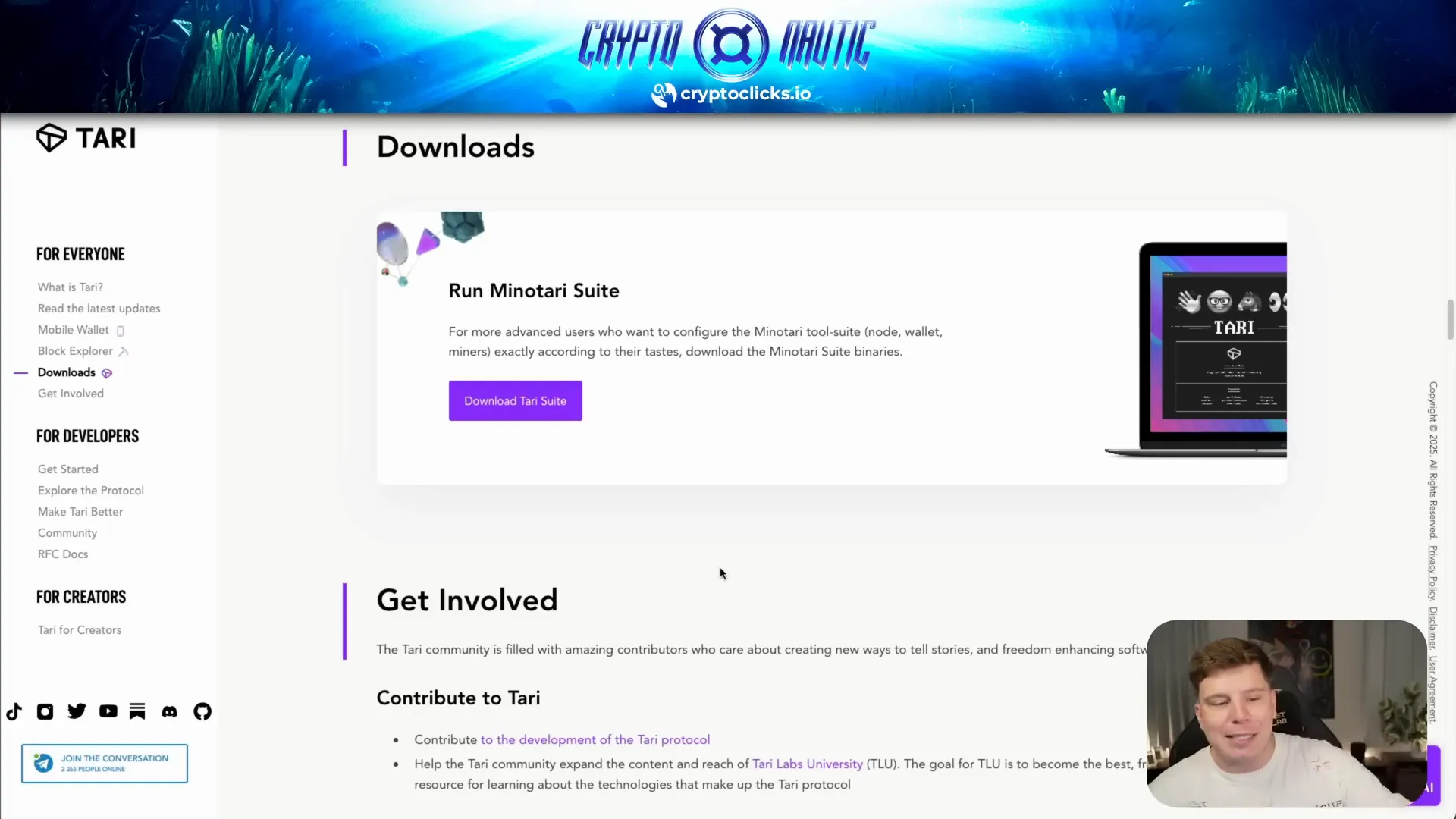 Minotaur node mining software interface