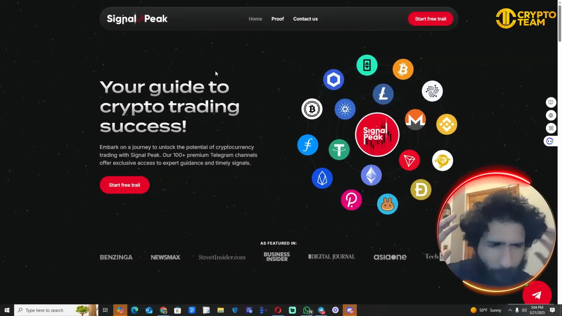 Finding the best signals in crypto trading