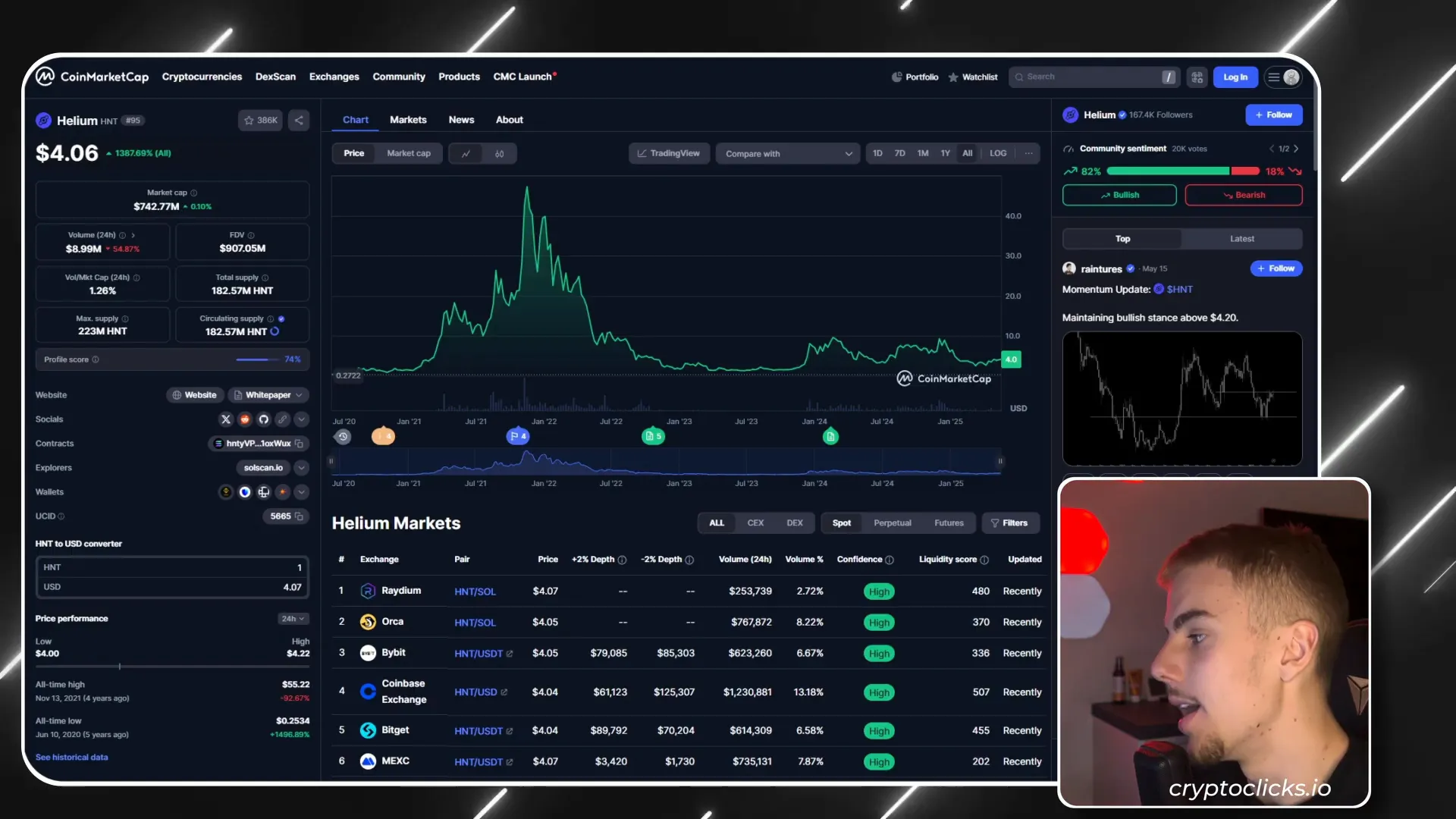 Helium miner setup and decentralized wireless network concept