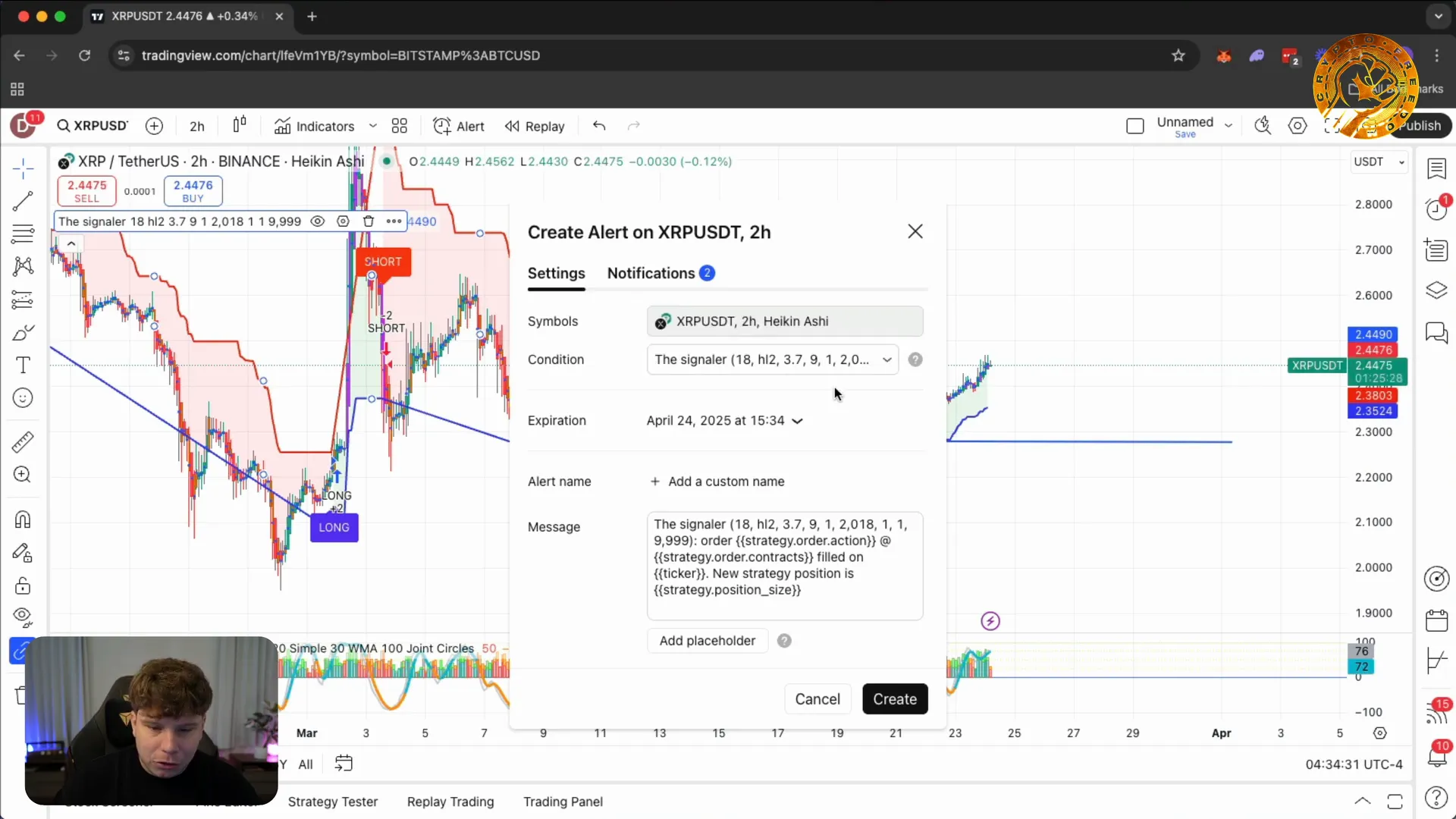 Setting Alerts on TheSignaler