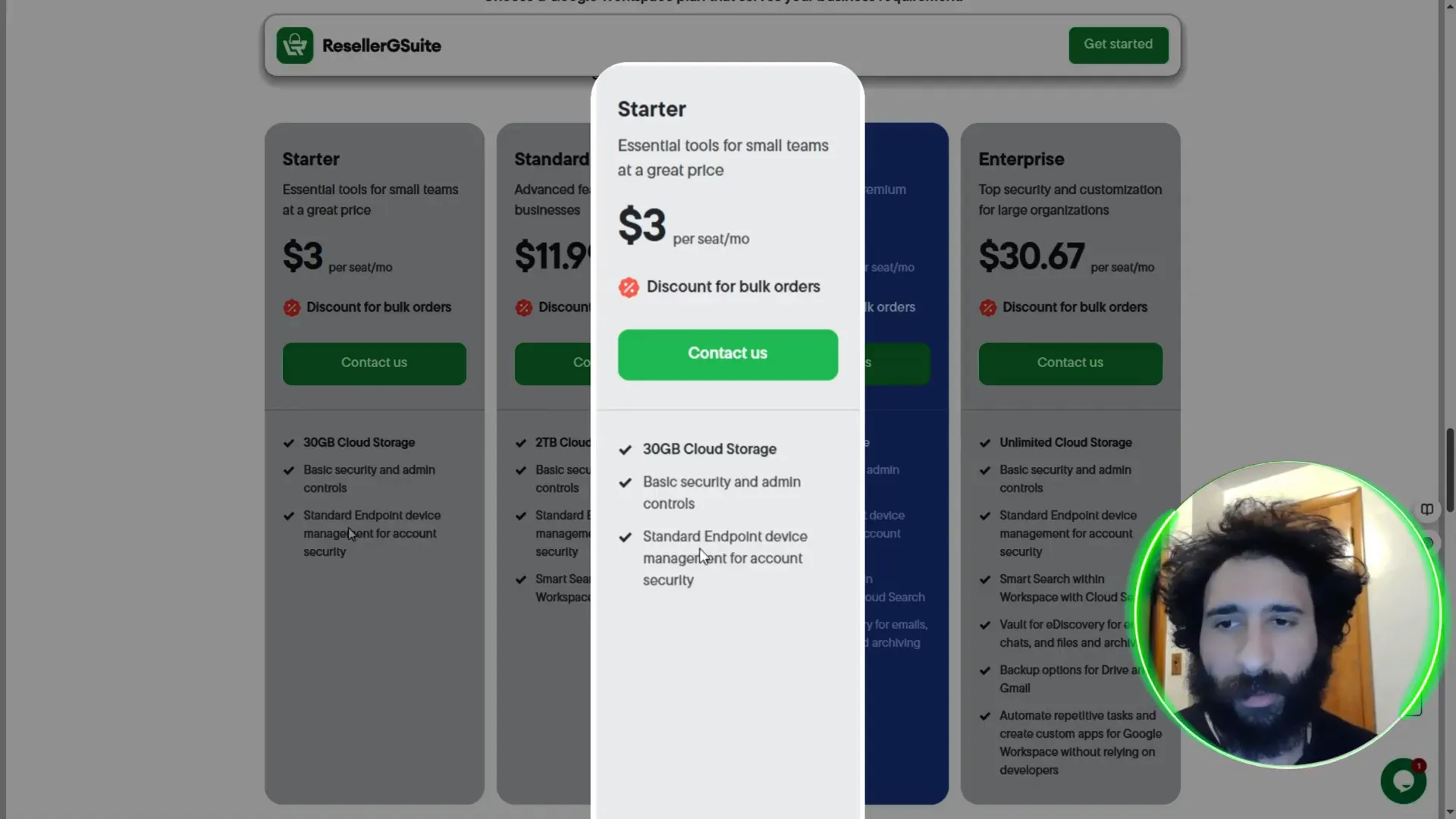 Starter Plan features overview