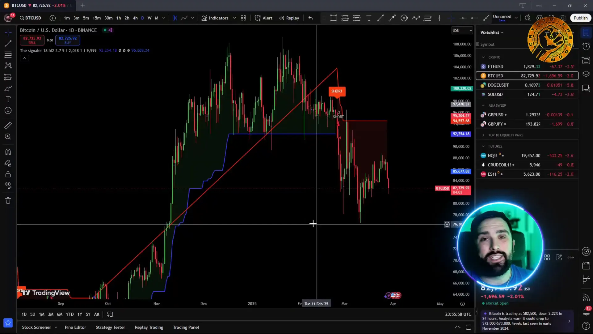 TheSignaler indicator interface