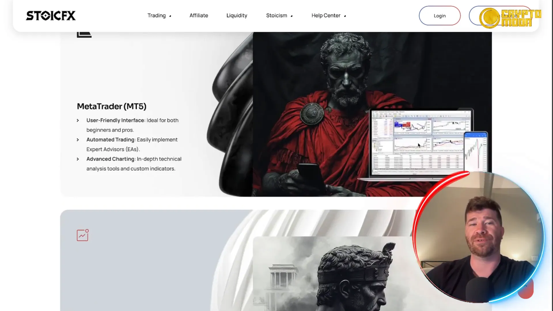 MetaTrader 5 platform features on Stoic FX