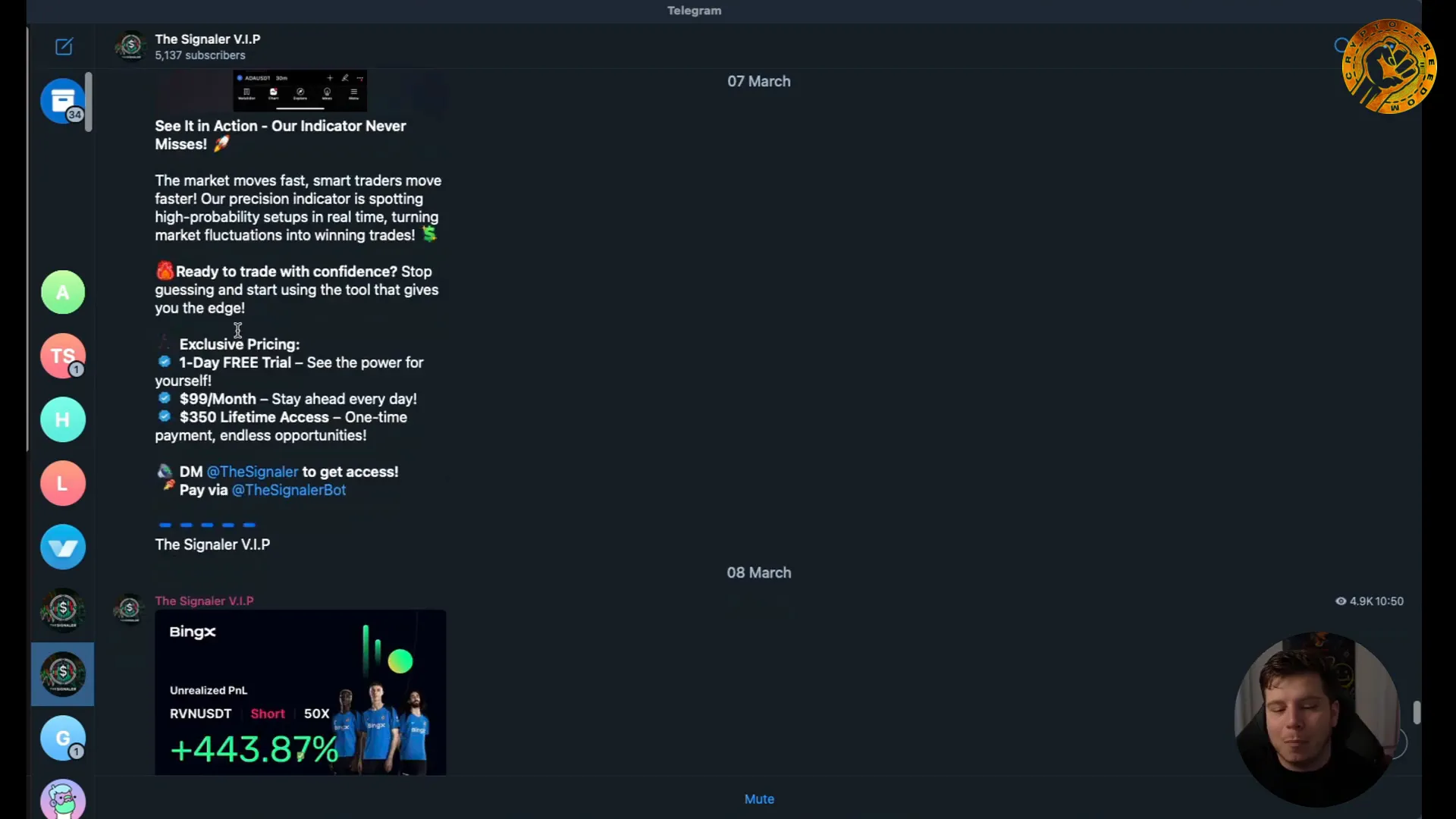 Community results from The Signaler