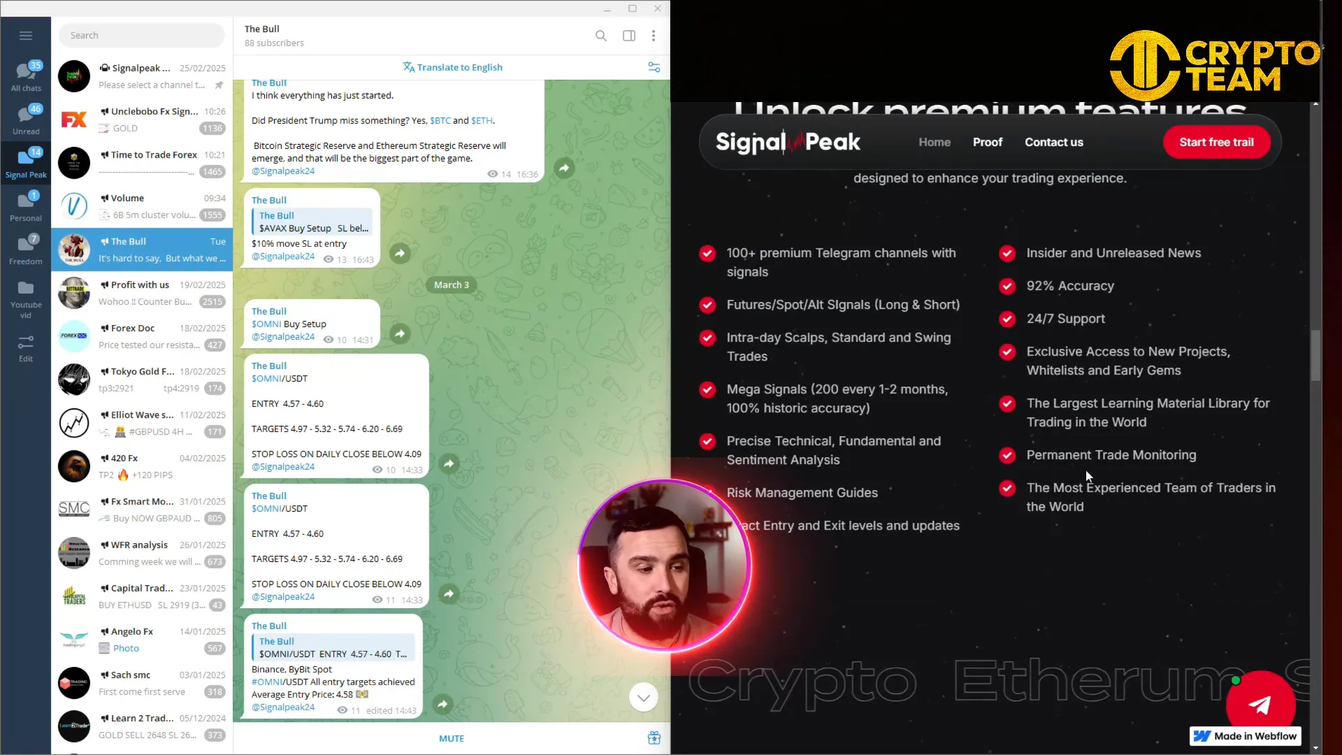 Signal options and pricing