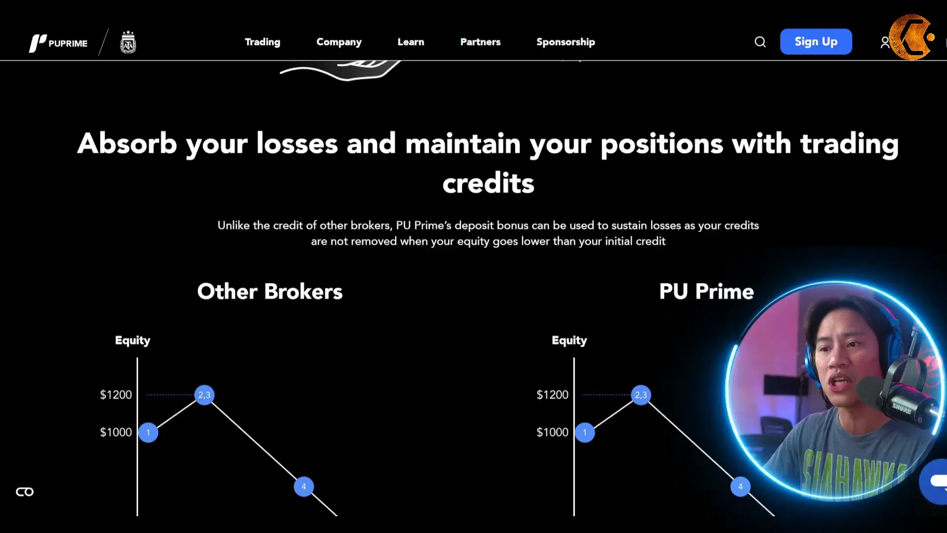 Meta Trader 5 trading interface with PU Prime branding