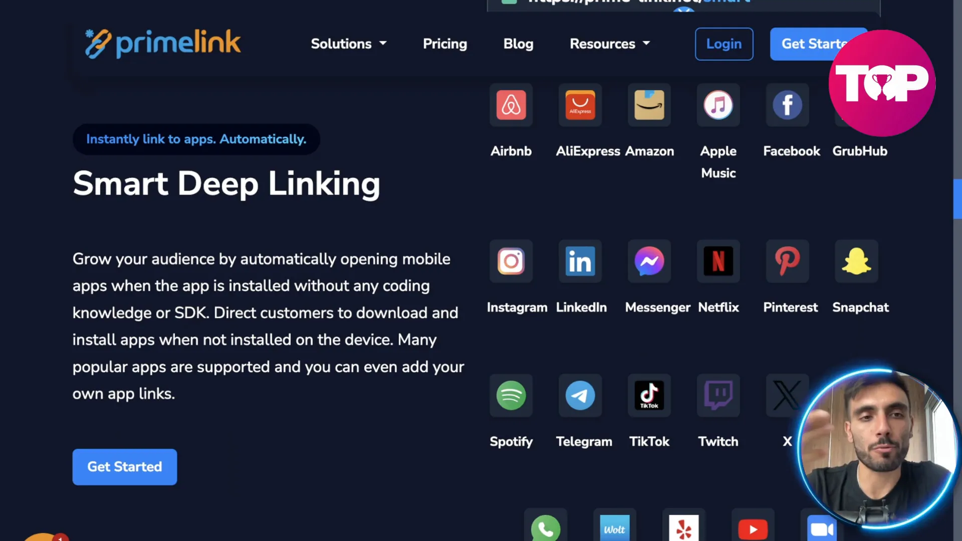 PrimeLink smart deep linking and features overview