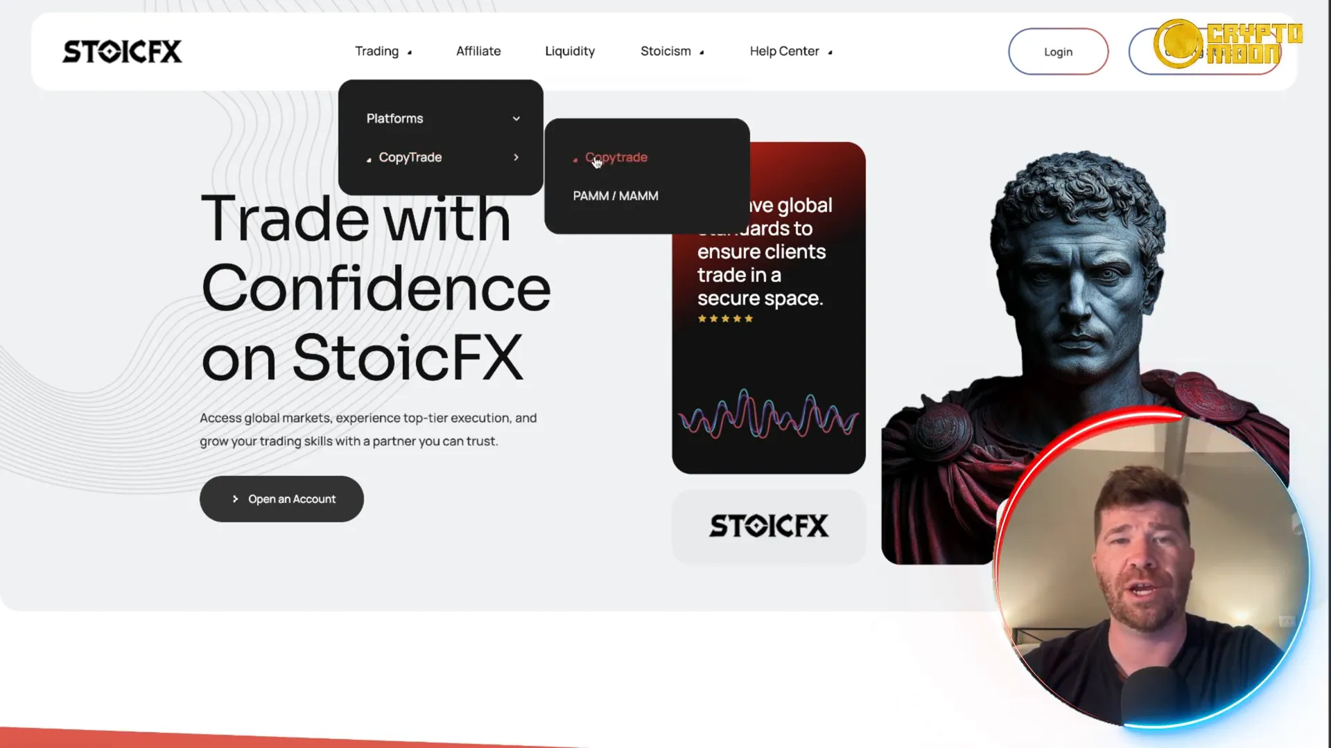 Stoic FX copy trading and PAM account options