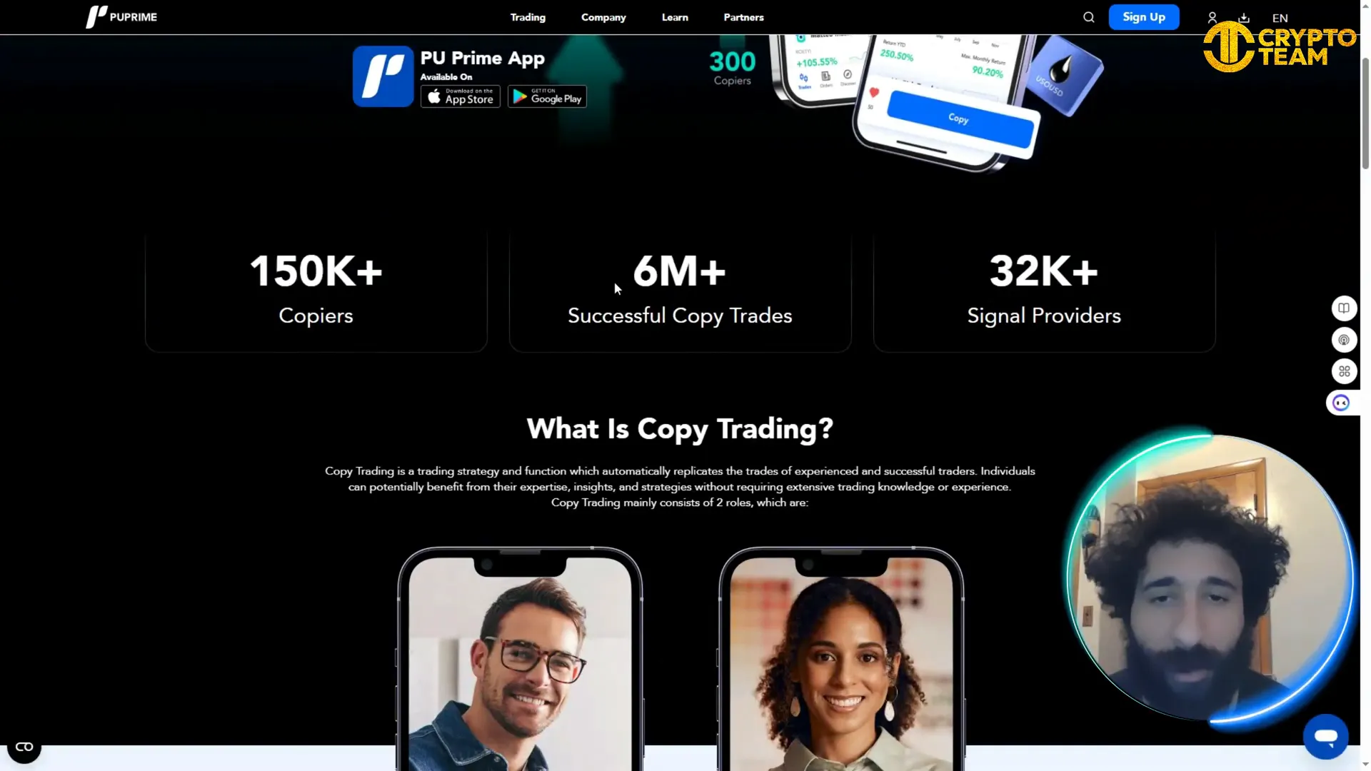 Following Master Traders on PU Prime