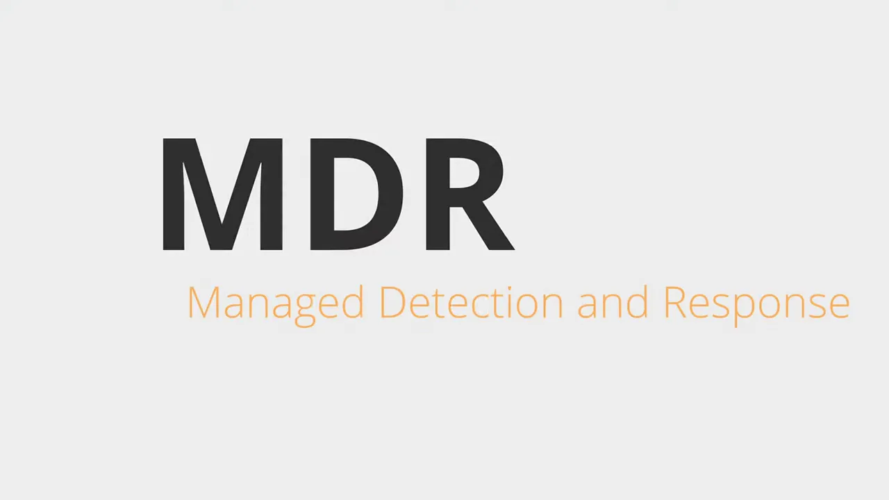 Logotipo de MDR, Managed Detection and Response