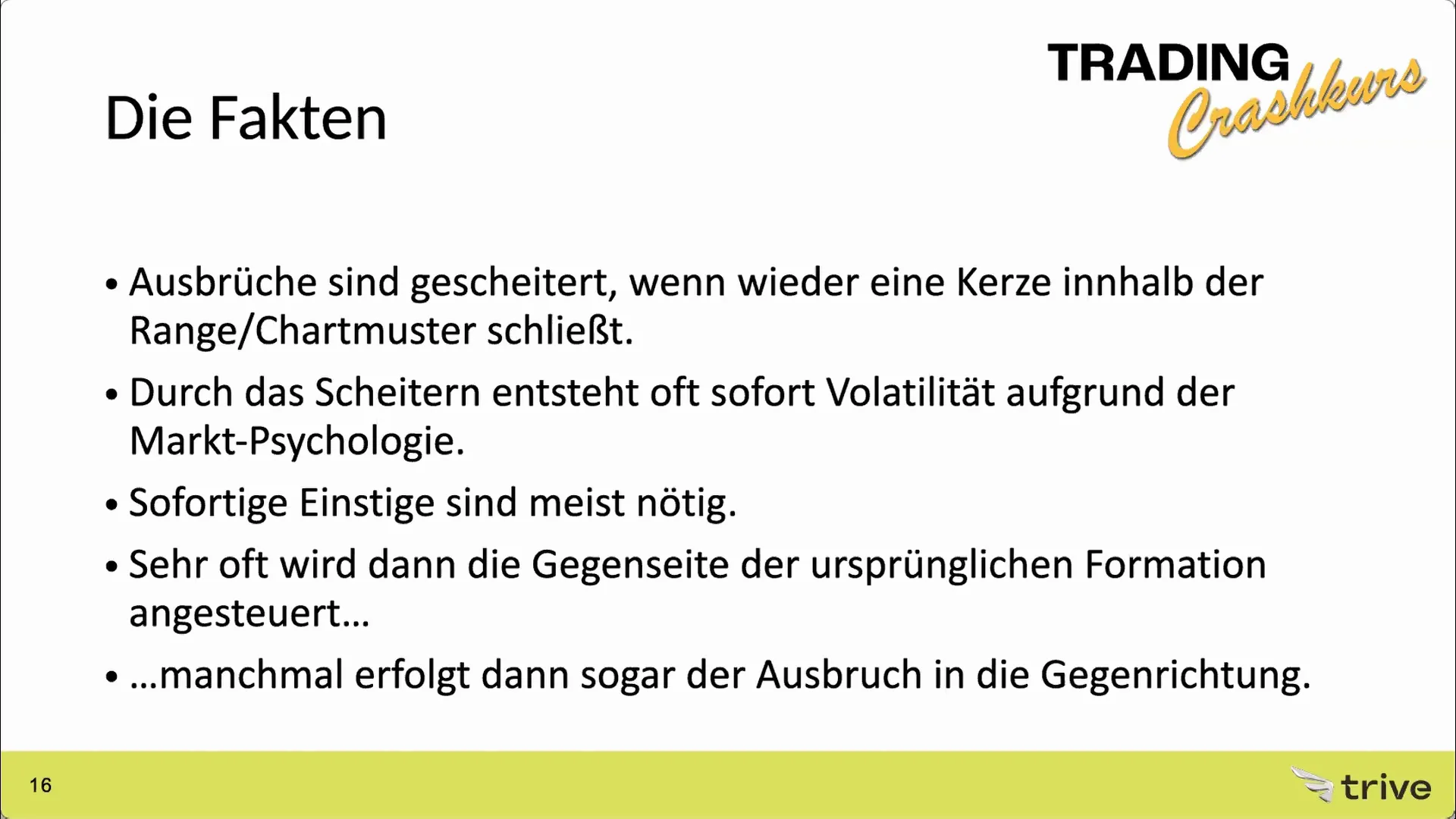 Hausaufgabe zur Analyse von Charts