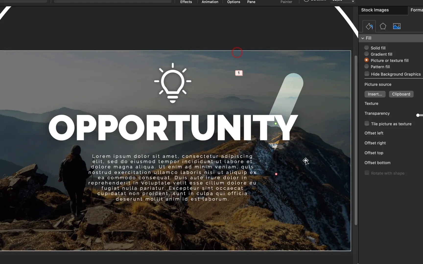 Animated rounded rectangles with slide background fill moving upward