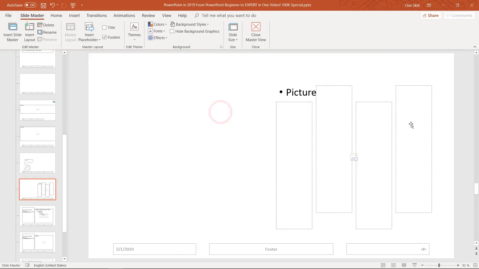 Multi-rectangle custom image placeholder creation
