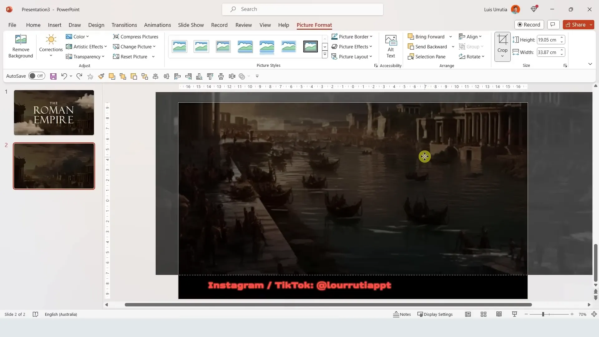 Adjusted layout with spaced text and cropped background image