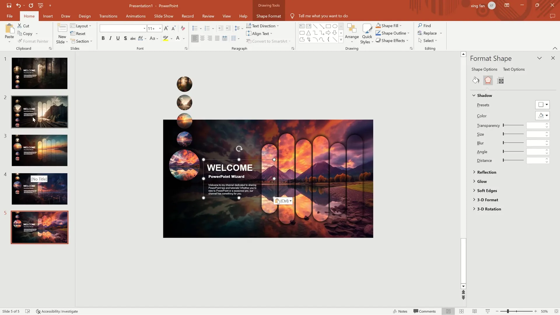 Insert highlighted text on slides