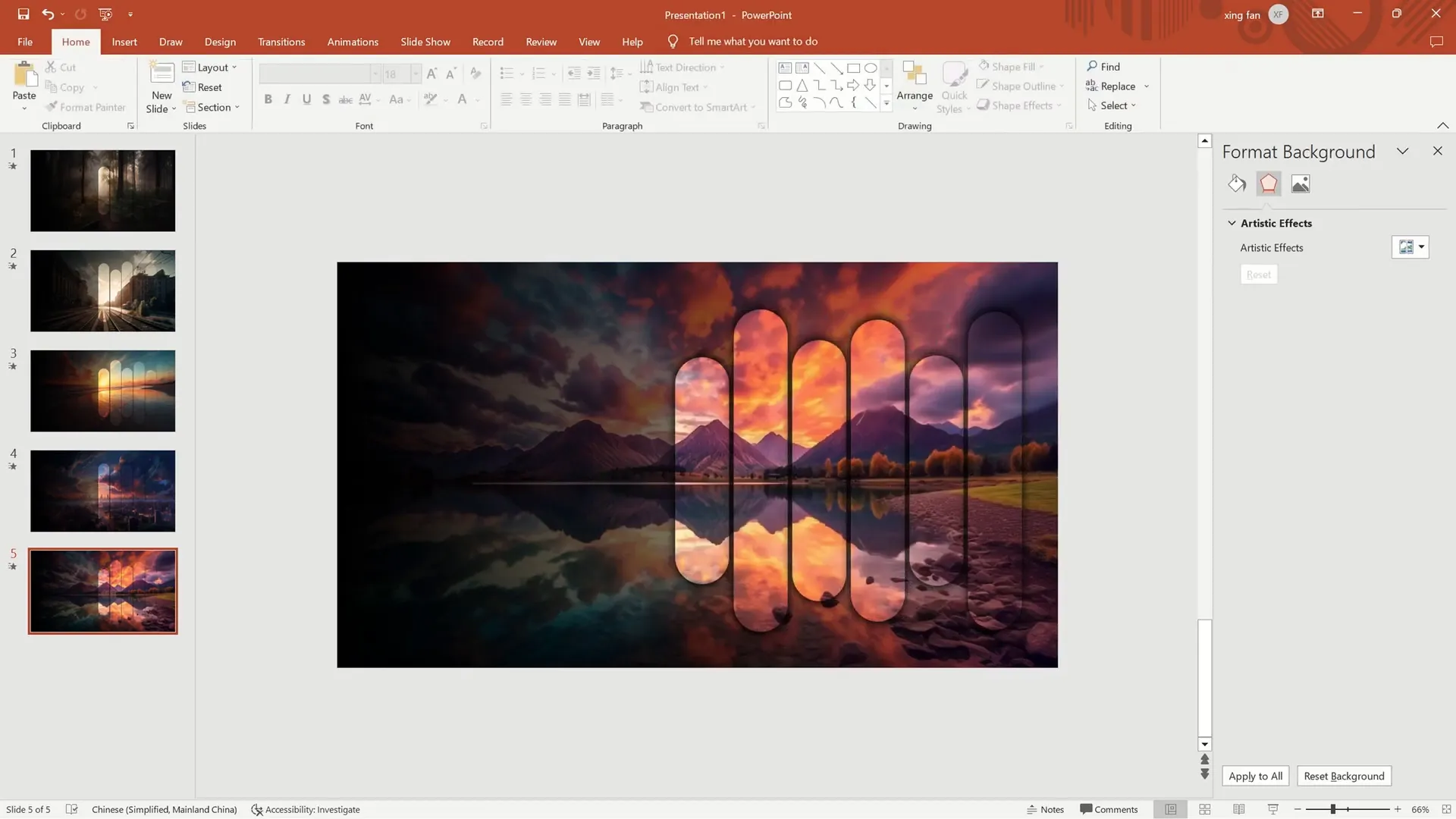 Crop images to oval and arrange as thumbnails