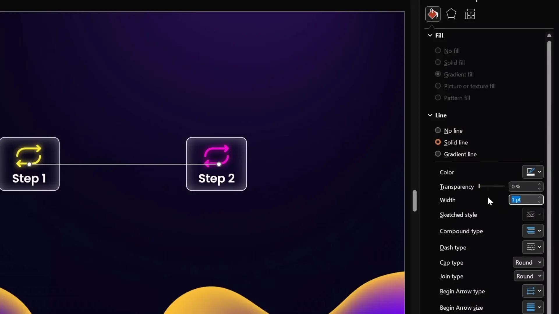 Creating a seamless moving dotted line with masking rectangles