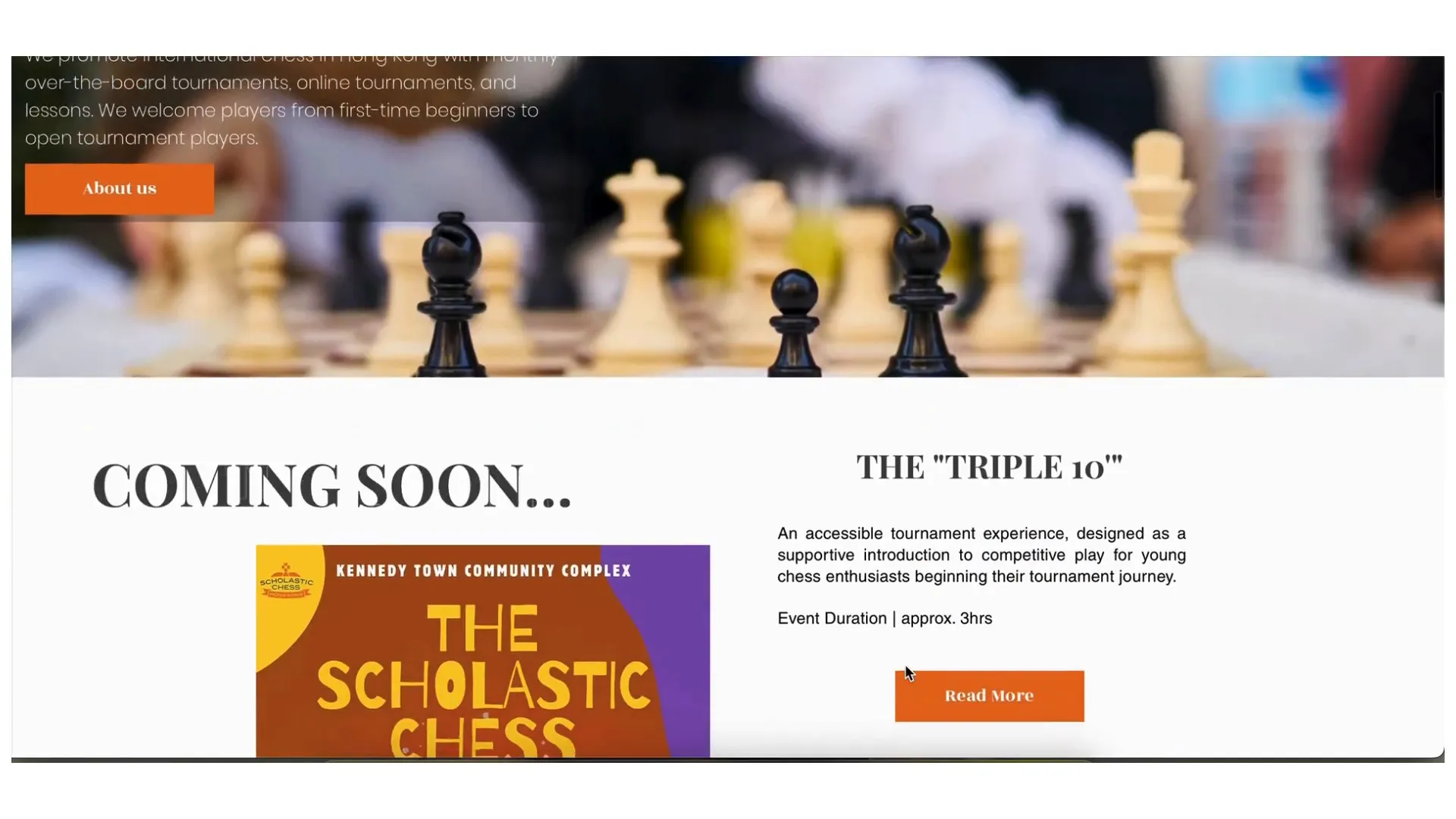 Sastic Chess tournament details
