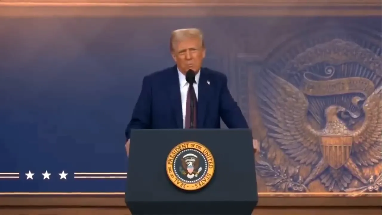 Applause for Milei and Trump