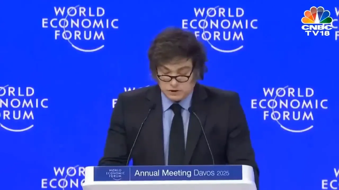 Featured image for the blog, "How Milei and Trump Shook the World Economic Forum"